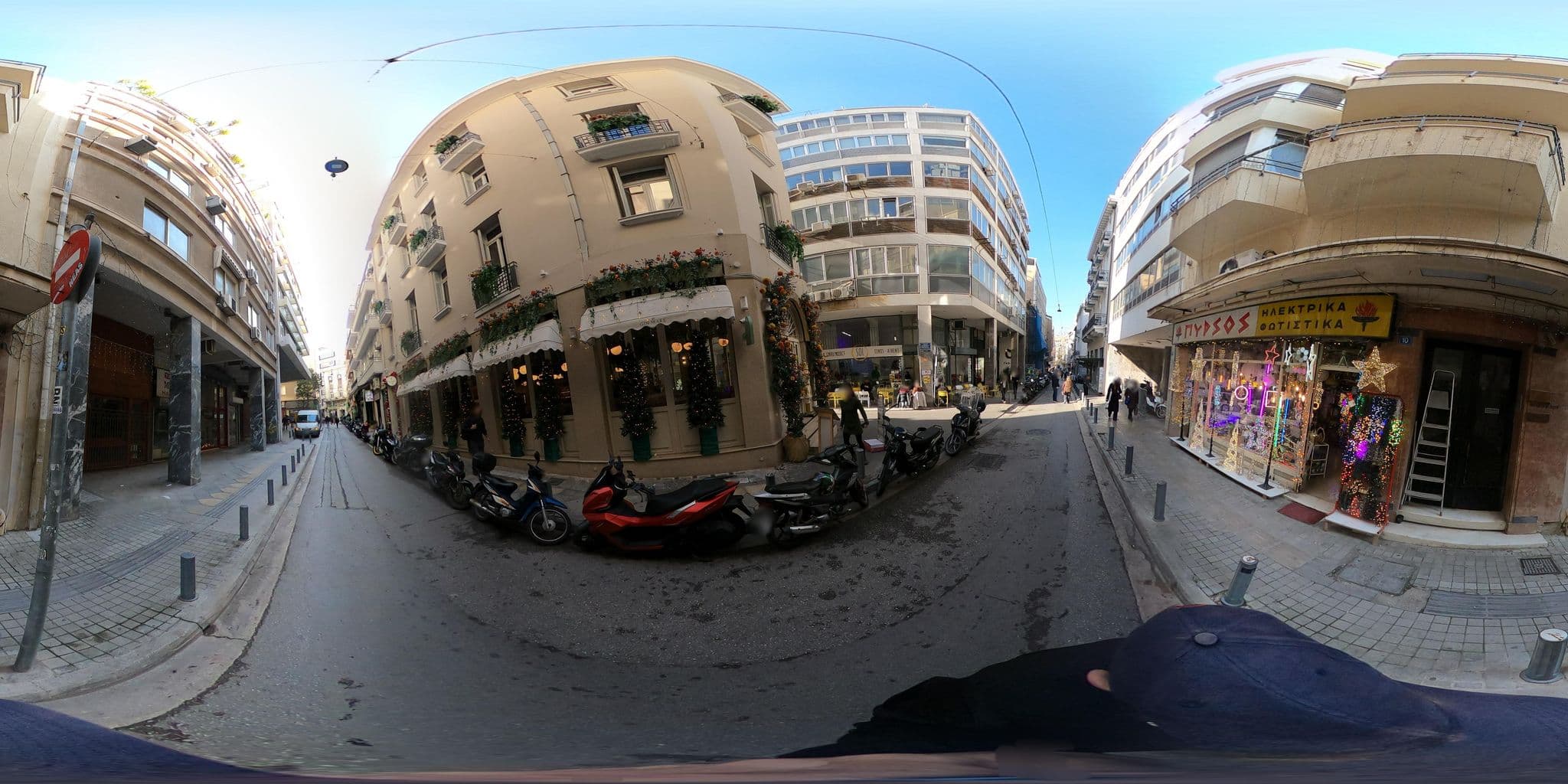 Street view near ApArt, Athens — © costasl (CC BY-SA · Mapillary)