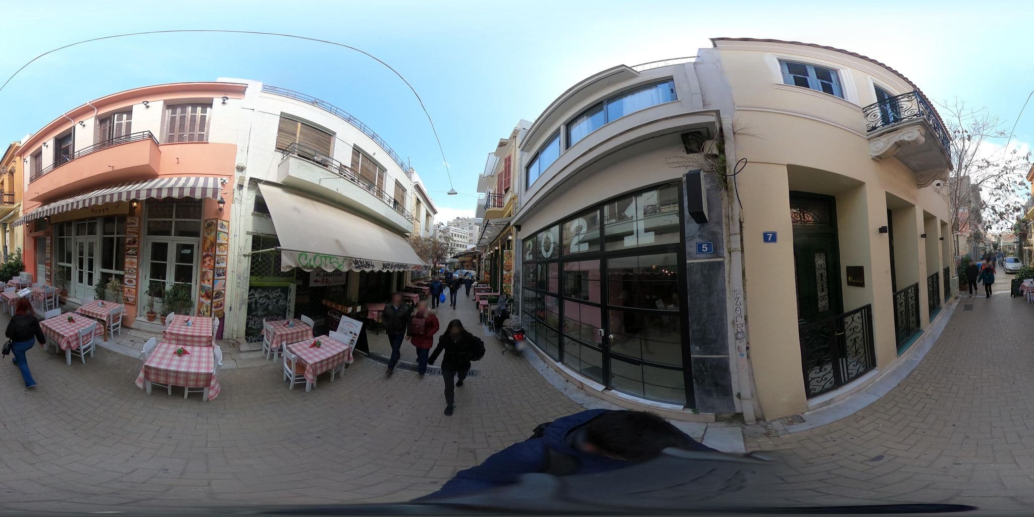 Street view near Live in Athens #03-#04, Athens — © Elefthkonst (CC BY-SA · Mapillary)
