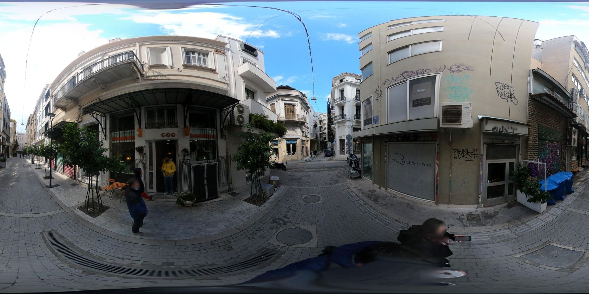 Street view near Monastiraki Suites, Athens — © alexbartzokas (CC BY-SA · Mapillary)