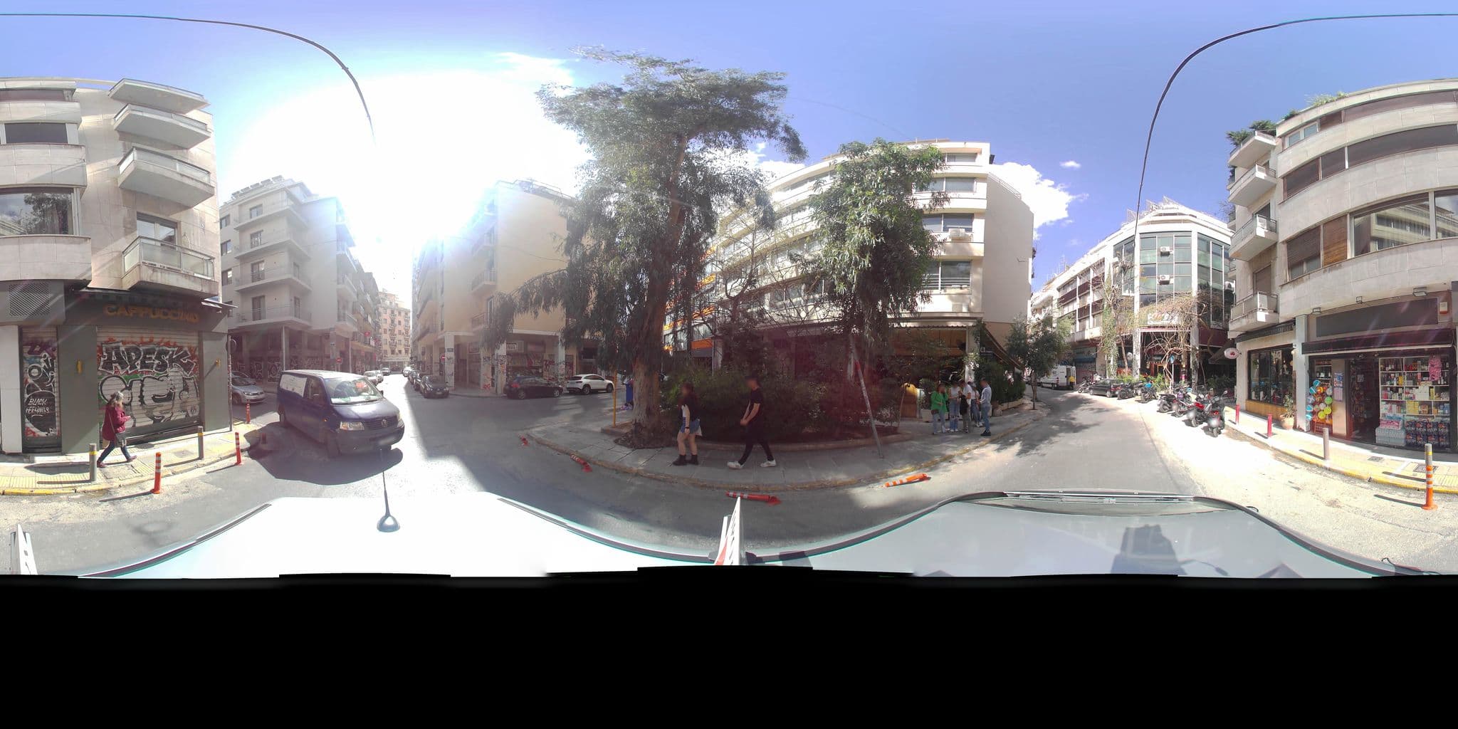 Street view near Spot Apartments, Athens — © zaf3kala (CC BY-SA · Mapillary)