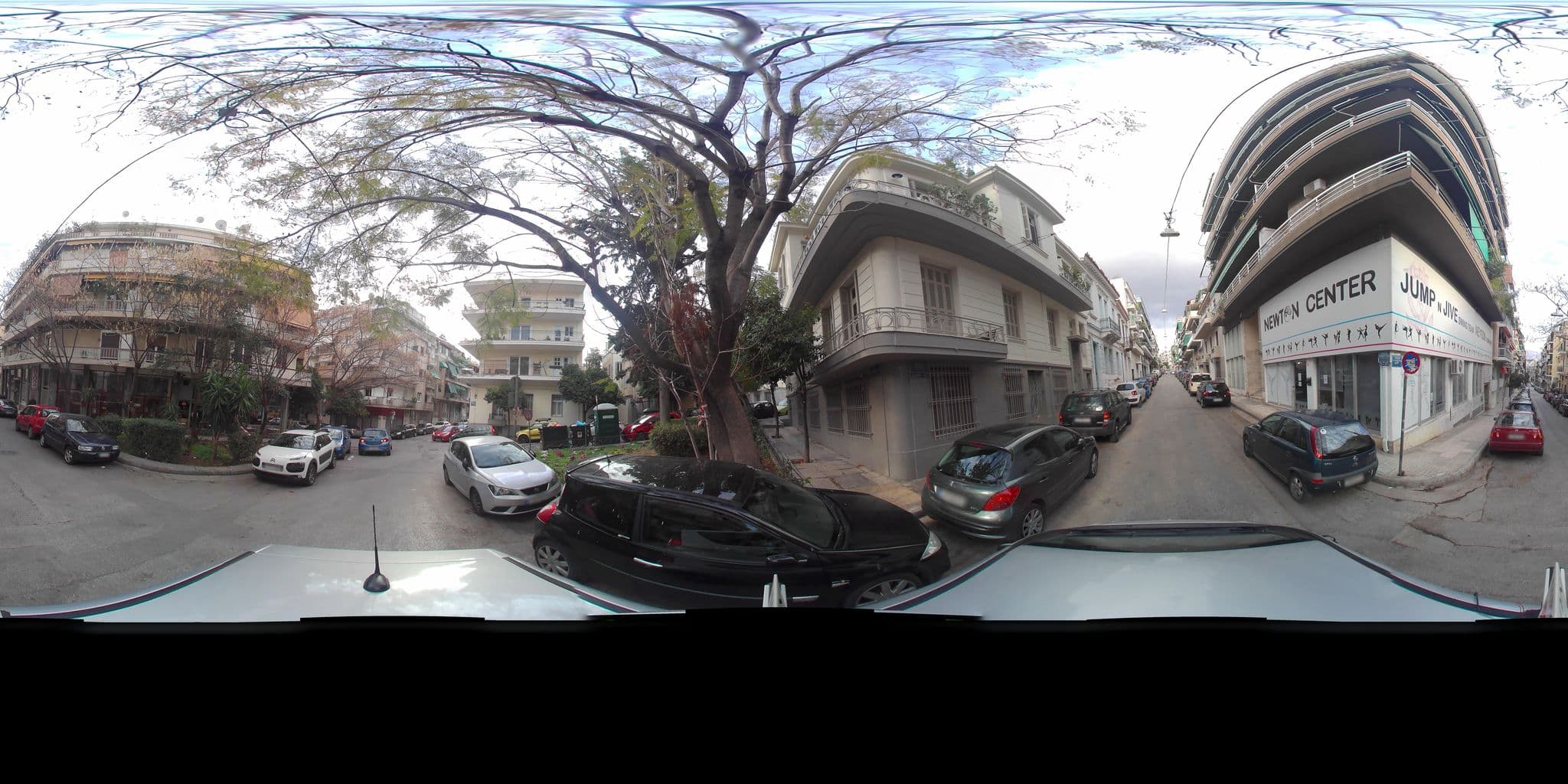Street view near The Koukaki Residence, Dhafní — © zaf3kala (CC BY-SA · Mapillary)