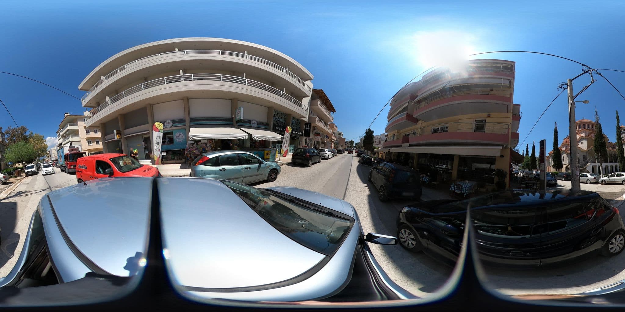 Street view near Aethon Airport Project, Markópoulo — © efikour (CC BY-SA · Mapillary)