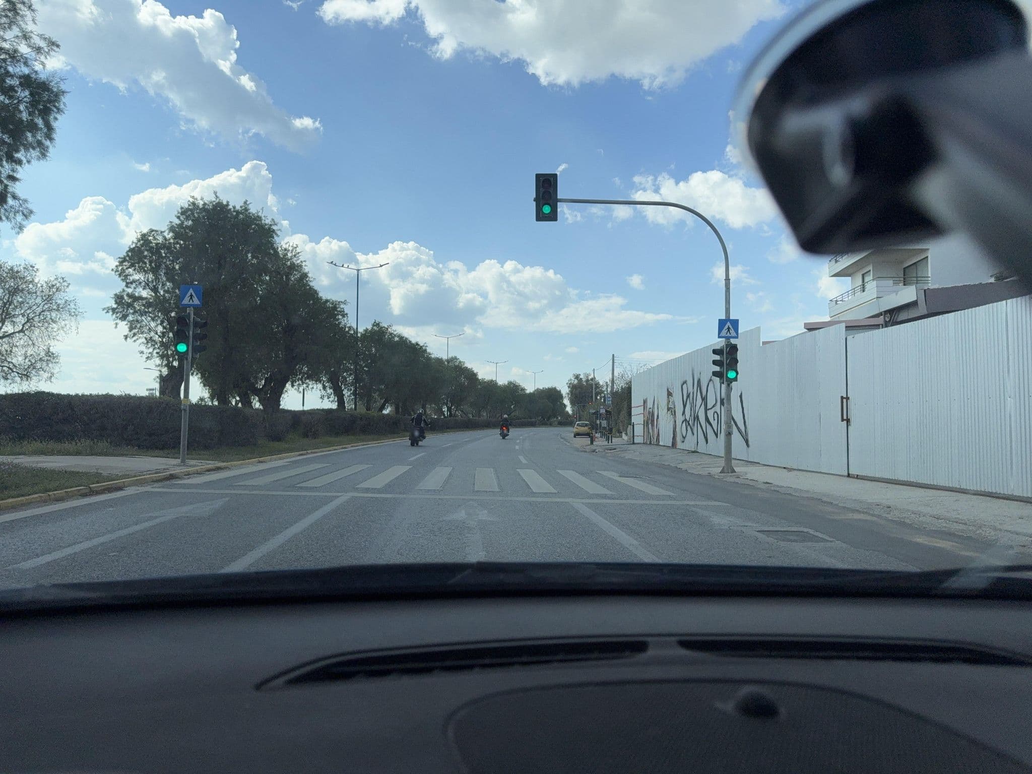 Street view near Galini Palace Hotel, Voúla — © GreekCaptain (CC BY-SA · Mapillary)