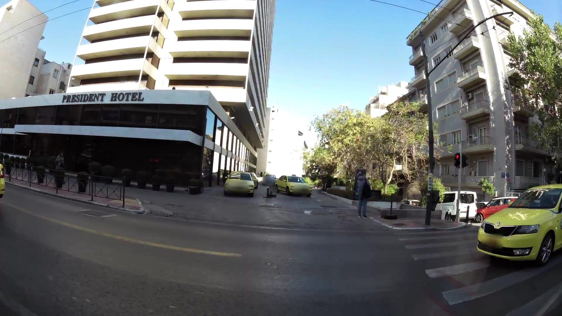 Street view near Penthouse 21, Zográfos — © kaartcam (CC BY-SA · Mapillary)