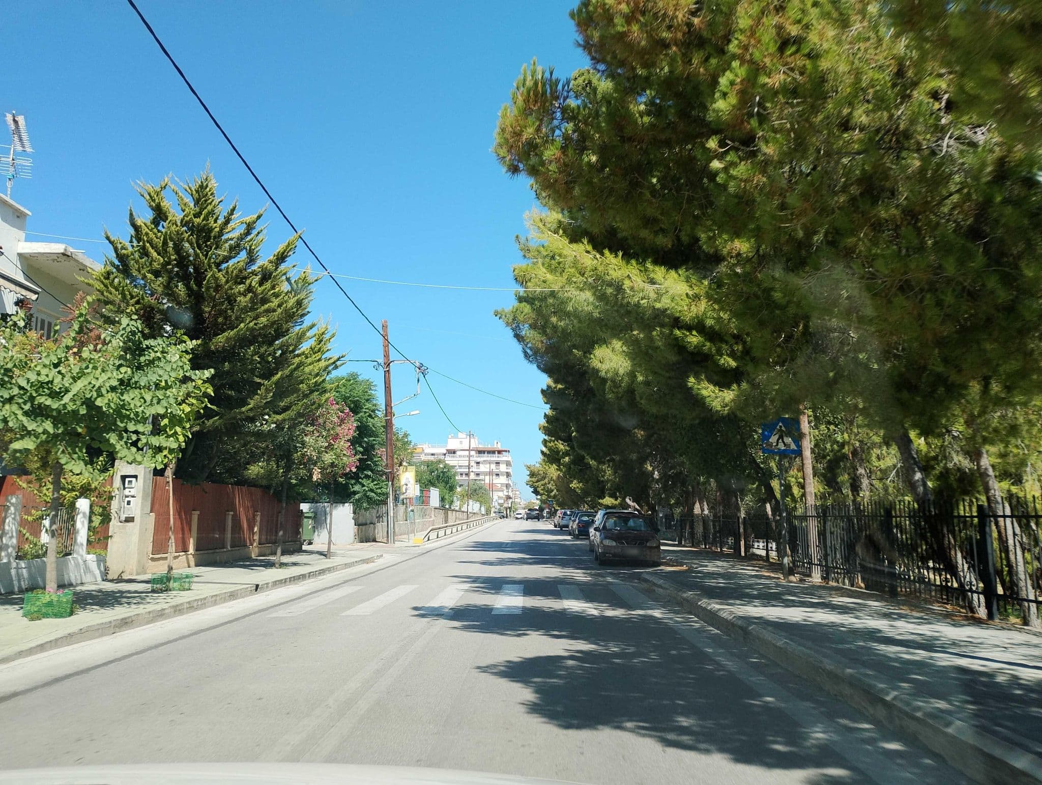 Street view near Evita Blue Hotel, Xylókastro — © George_210 (CC BY-SA · Mapillary)