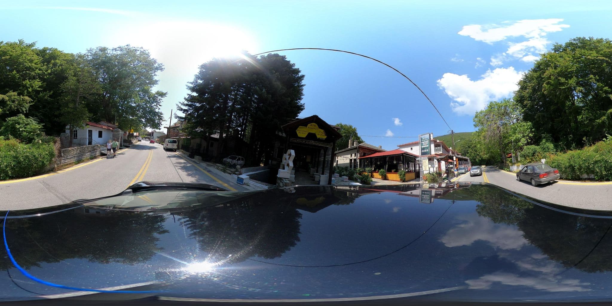 Street view near Τασια Hotel, Portariá — © geraki (CC BY-SA · Mapillary)