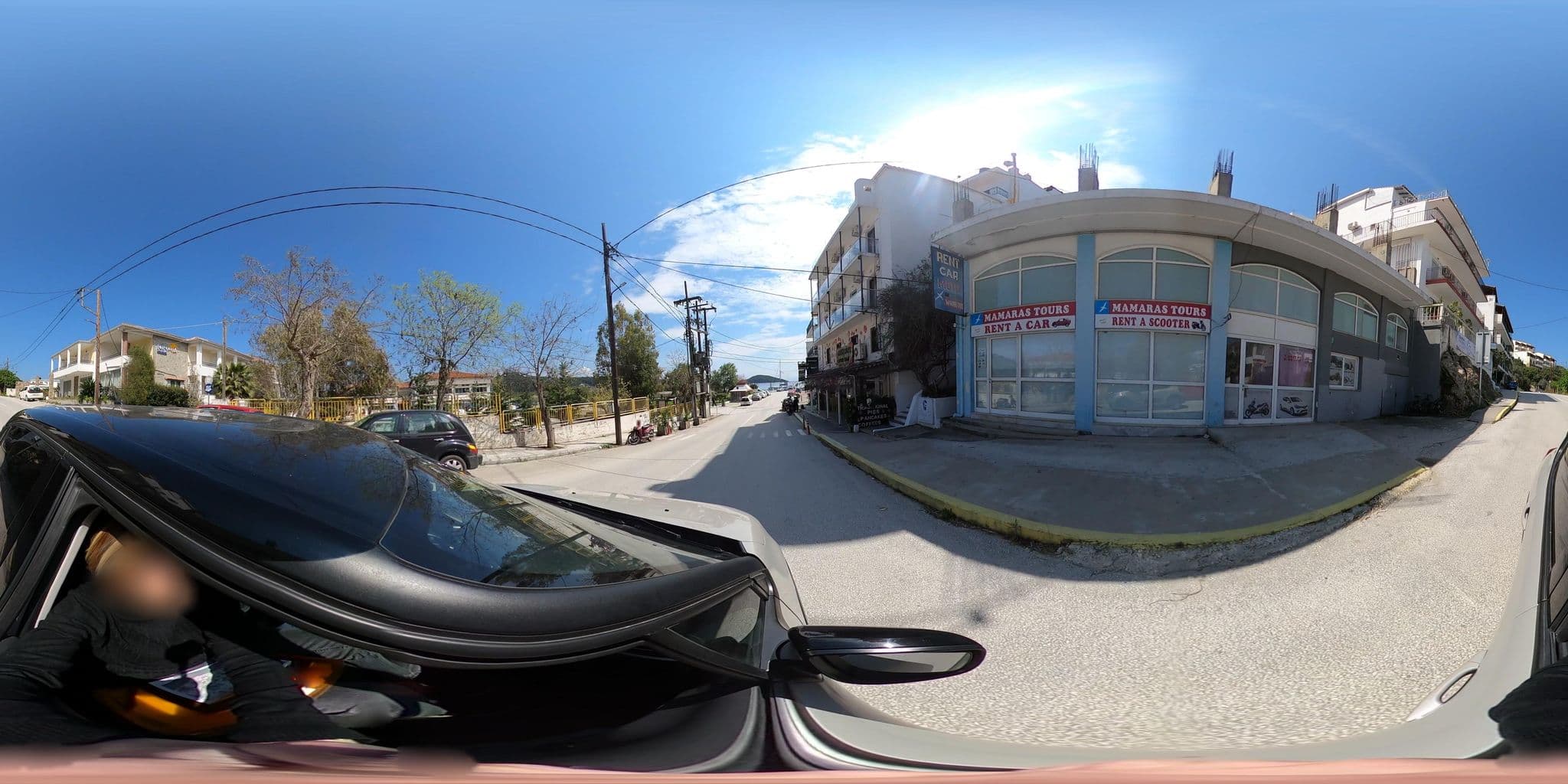 Street view near Studios Xanemos, Skiáthos — © VMConsulting (CC BY-SA · Mapillary)