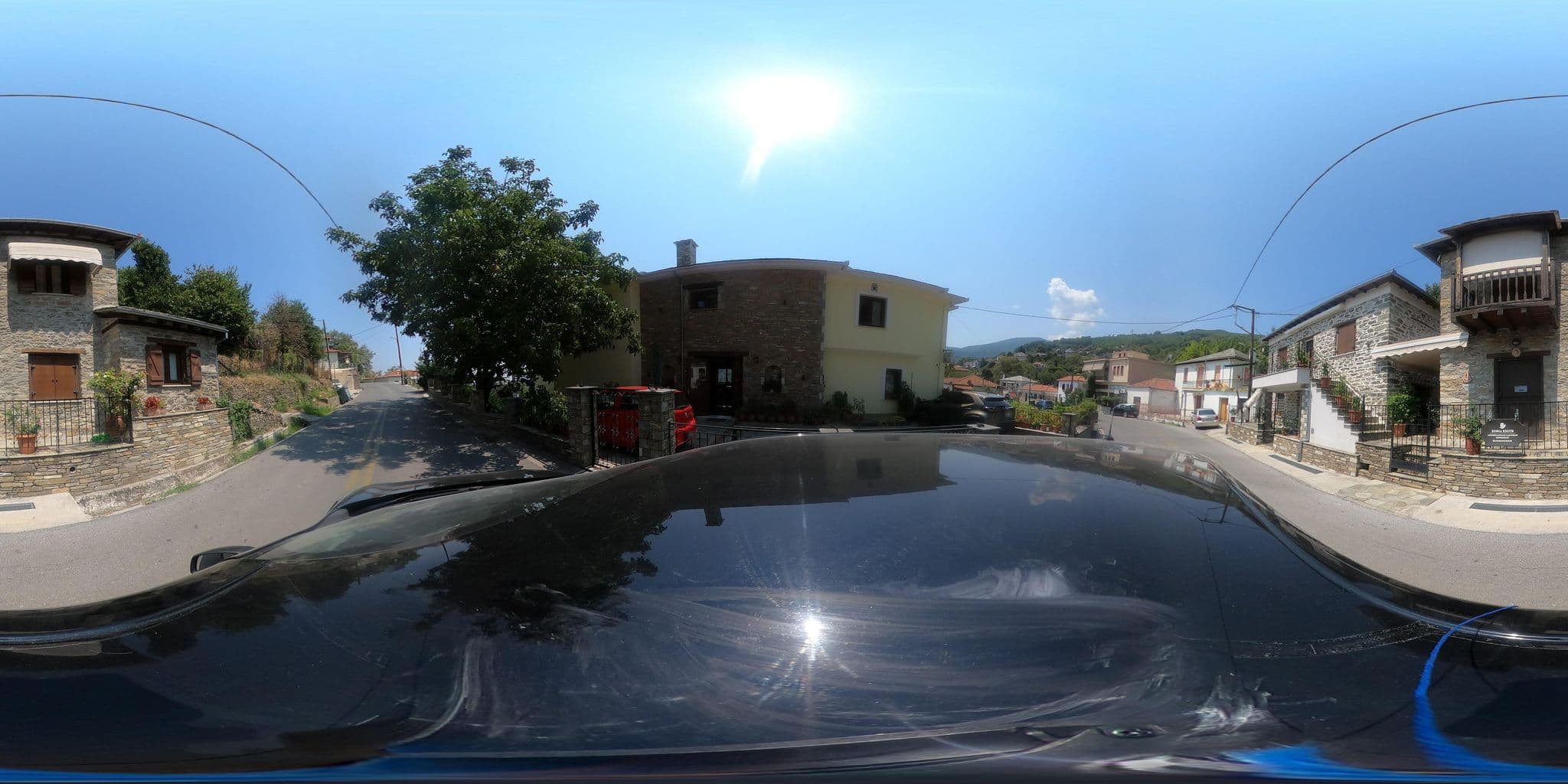 Street view near Ξενοδοχείο Ευρυδίκη, Zagorá — © geraki (CC BY-SA · Mapillary)