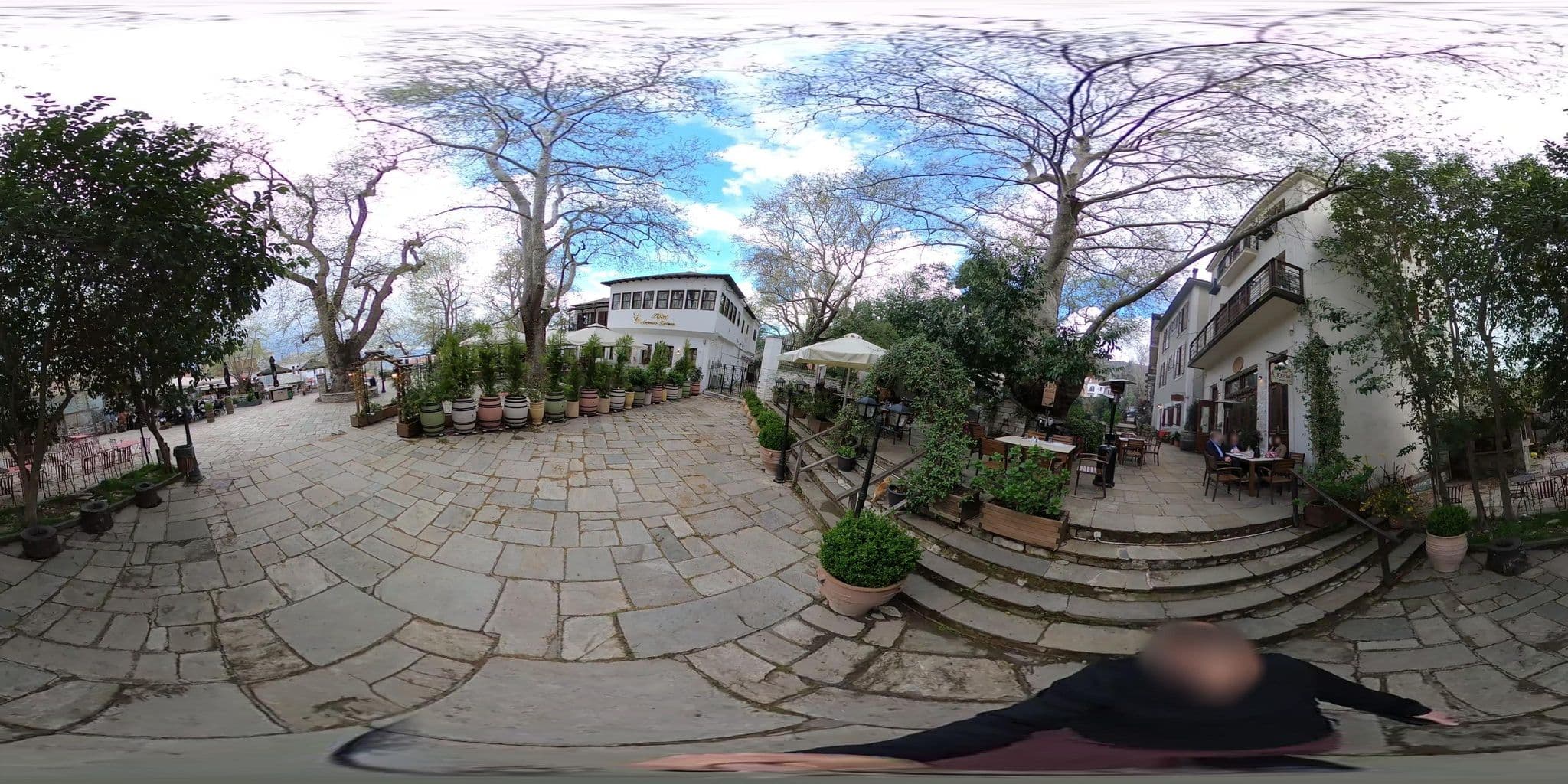 Street view near Filoxenia Hotel, Portariá — © RoikosSA (CC BY-SA · Mapillary)