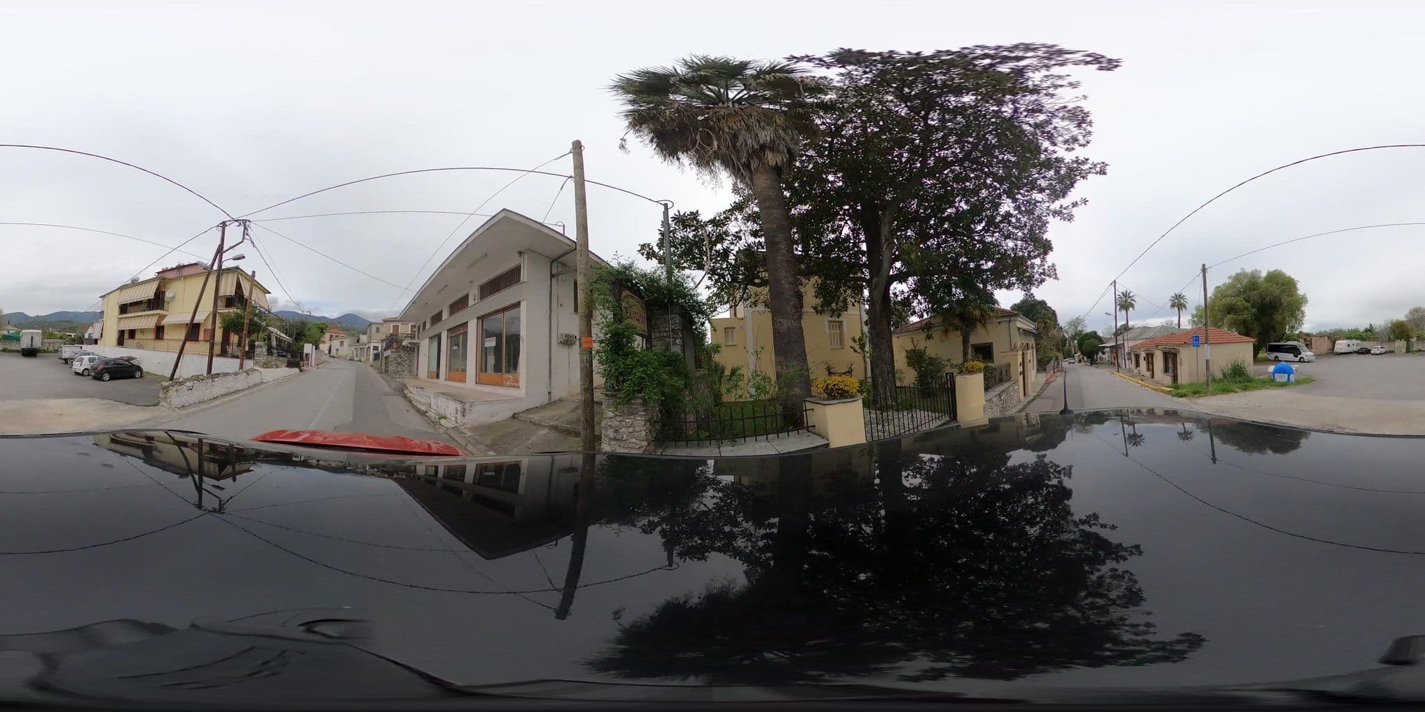 Street view near Αρχοντικό Τσακνάκη Μανώλια, Áno Lekhónia — © RoikosSA (CC BY-SA · Mapillary)