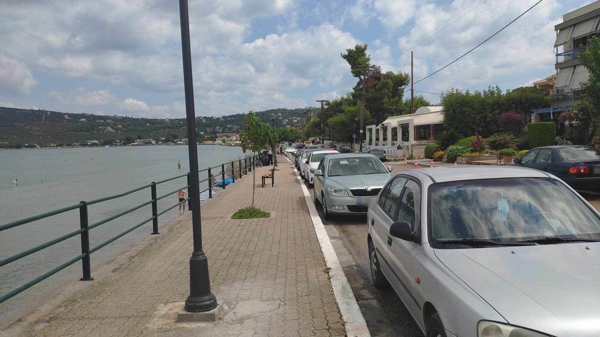 Street view near Galaxias Hotel, Malesína — © pppetros (CC BY-SA · Mapillary)