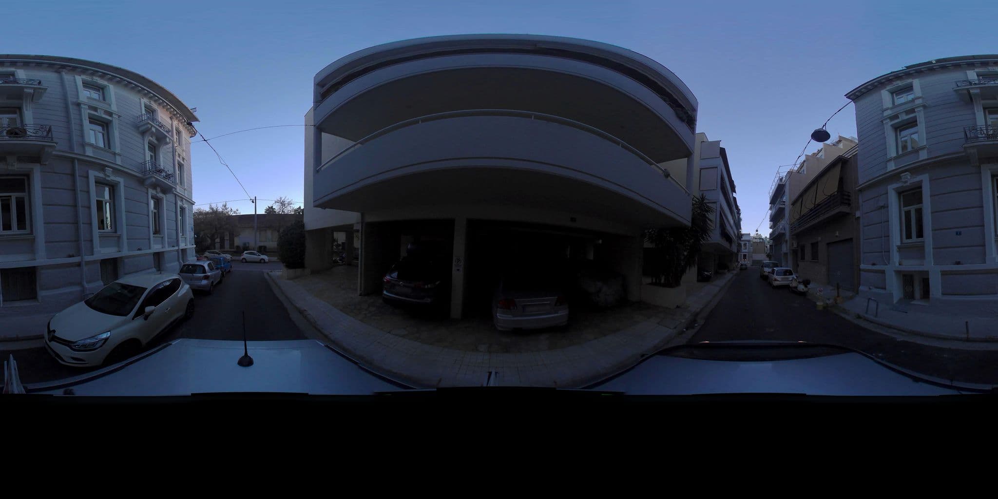 Street view near Diethnes Hotel, Athens — © zaf3kala (CC BY-SA · Mapillary)
