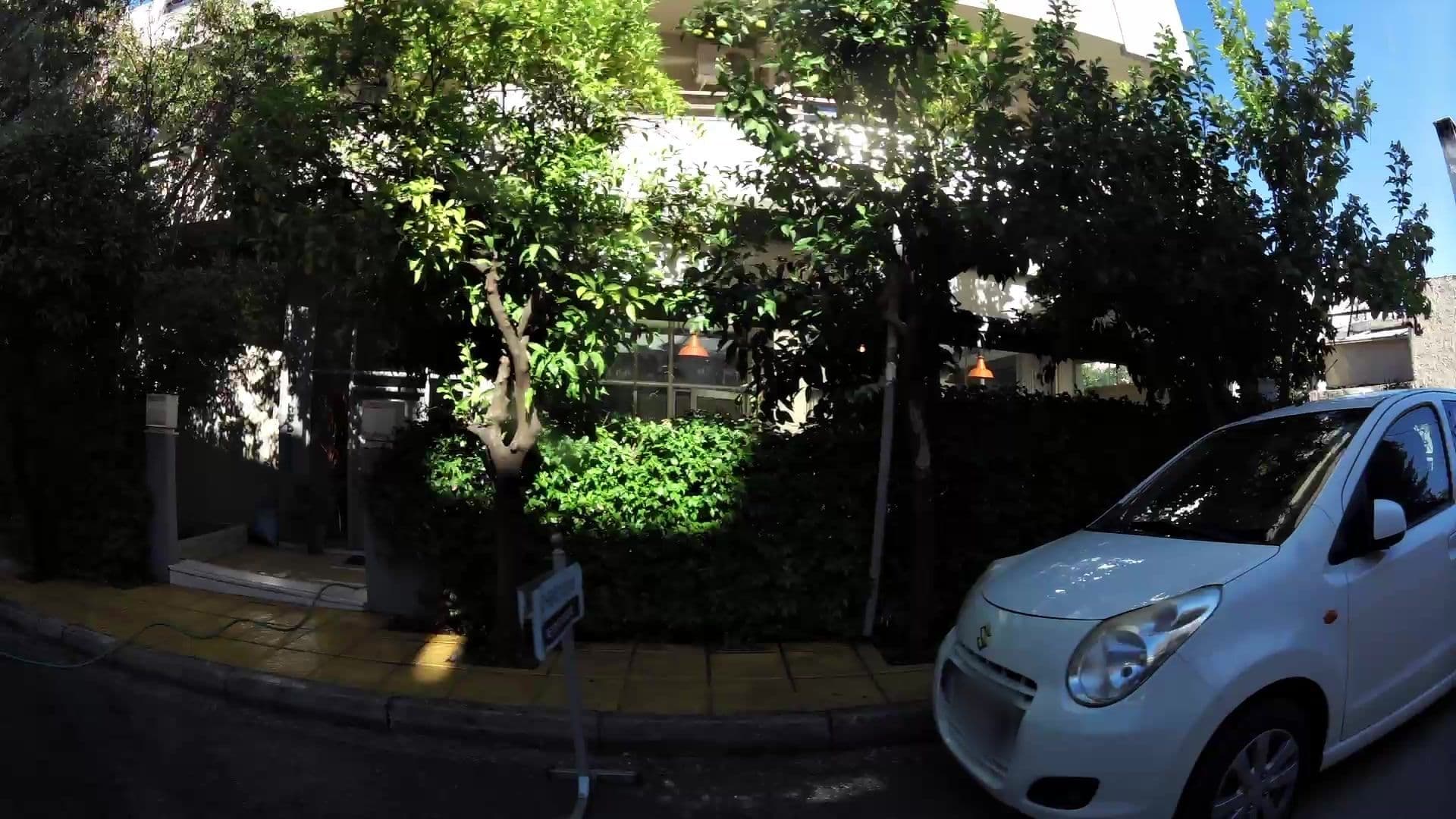 Street view near Athens Habitat Apartments, Khalándrion — © kaartcam (CC BY-SA · Mapillary)