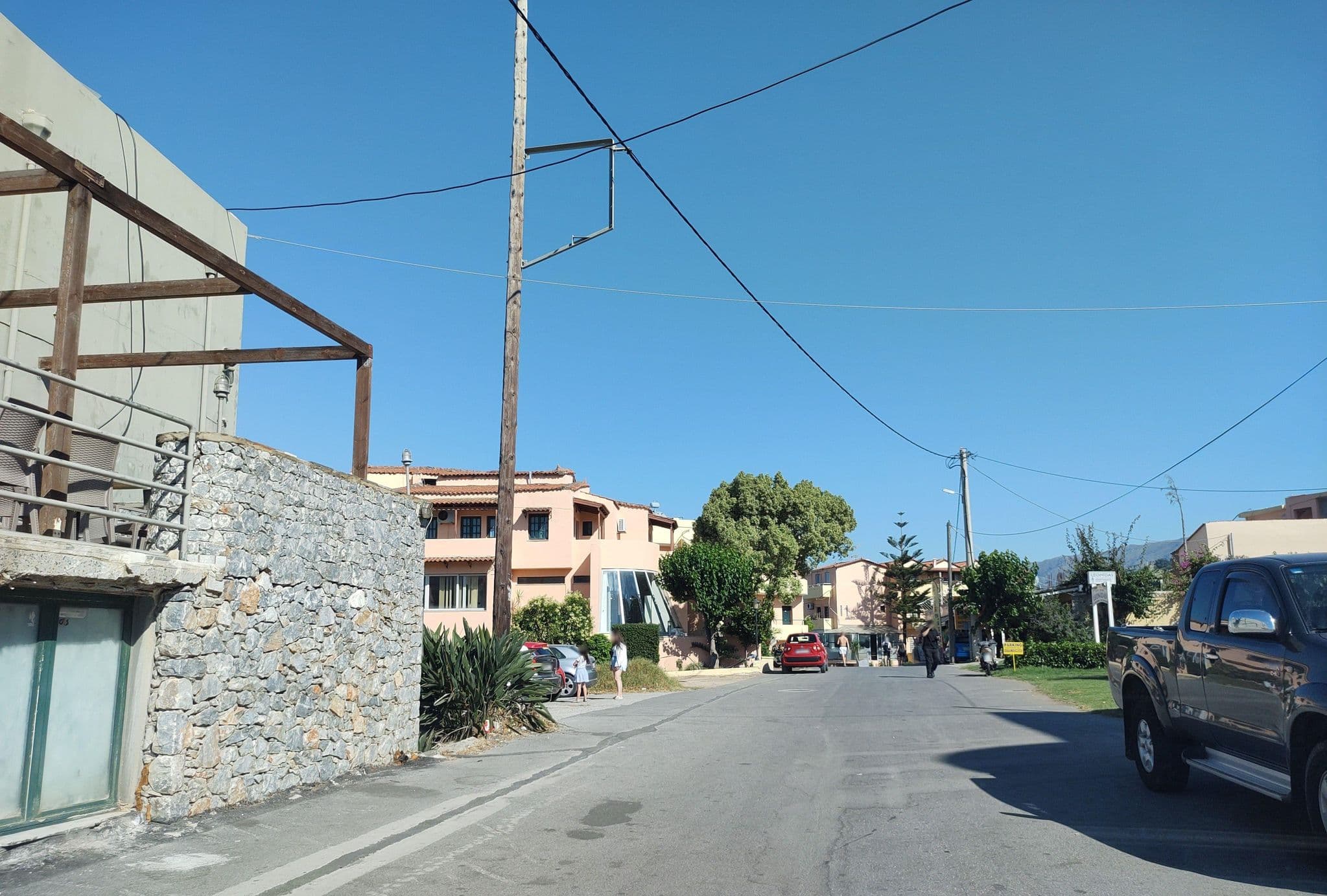 Street view near Taverna Paradise Studios & Apartments, Georgioupolis — © thetornado76 (CC BY-SA · Mapillary)