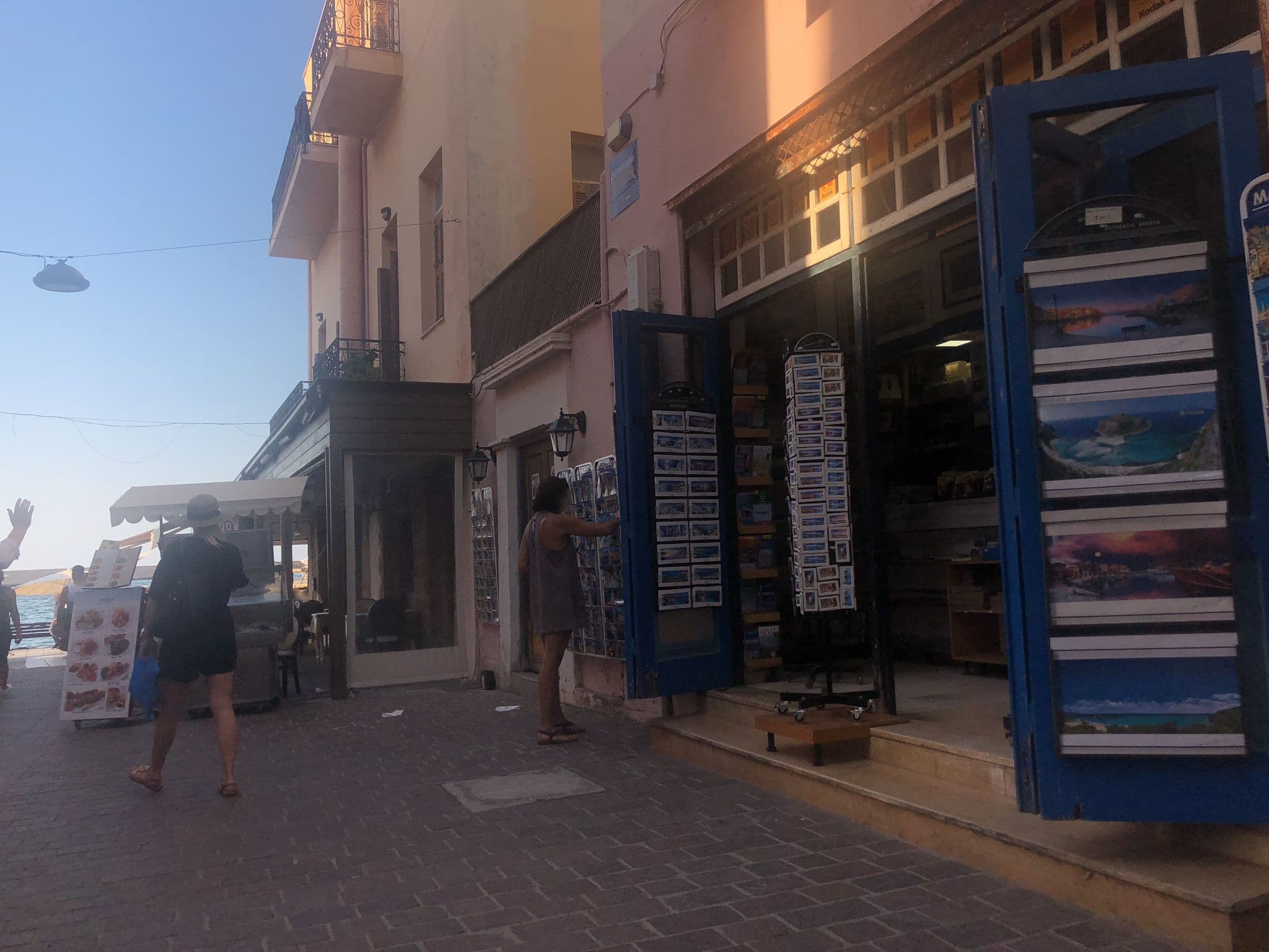 Street view near Residenza Vrana, Chaniá — © rikkekofoed (CC BY-SA · Mapillary)