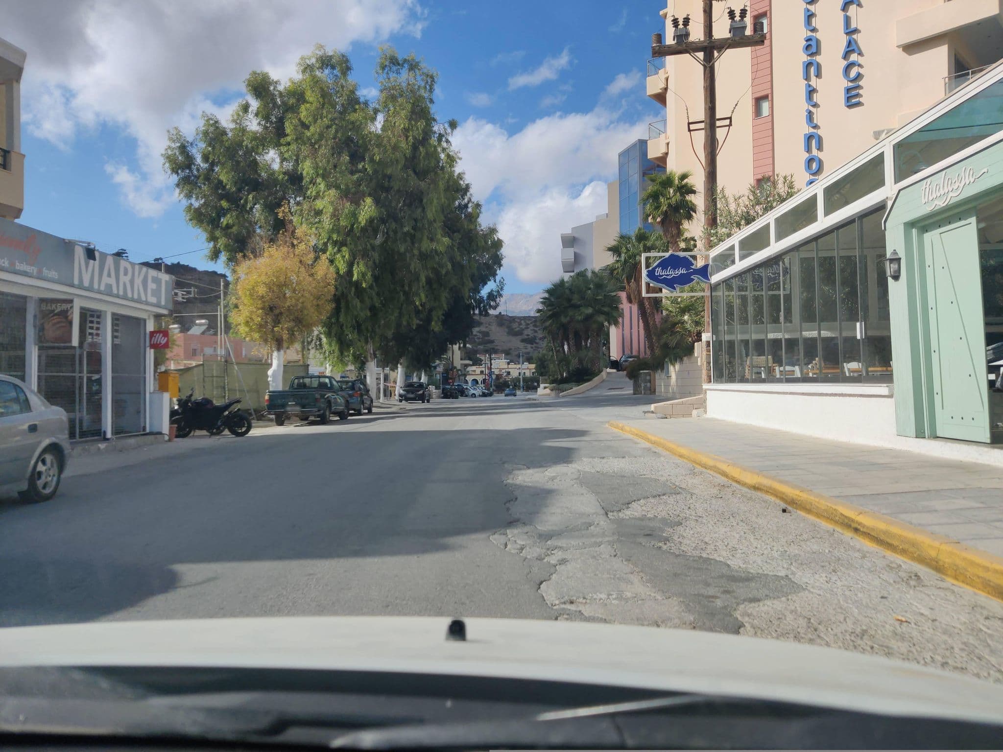 Street view near Luxurious Arkasa Bay Hotel, Karpathos — © kietlak (CC BY-SA · Mapillary)