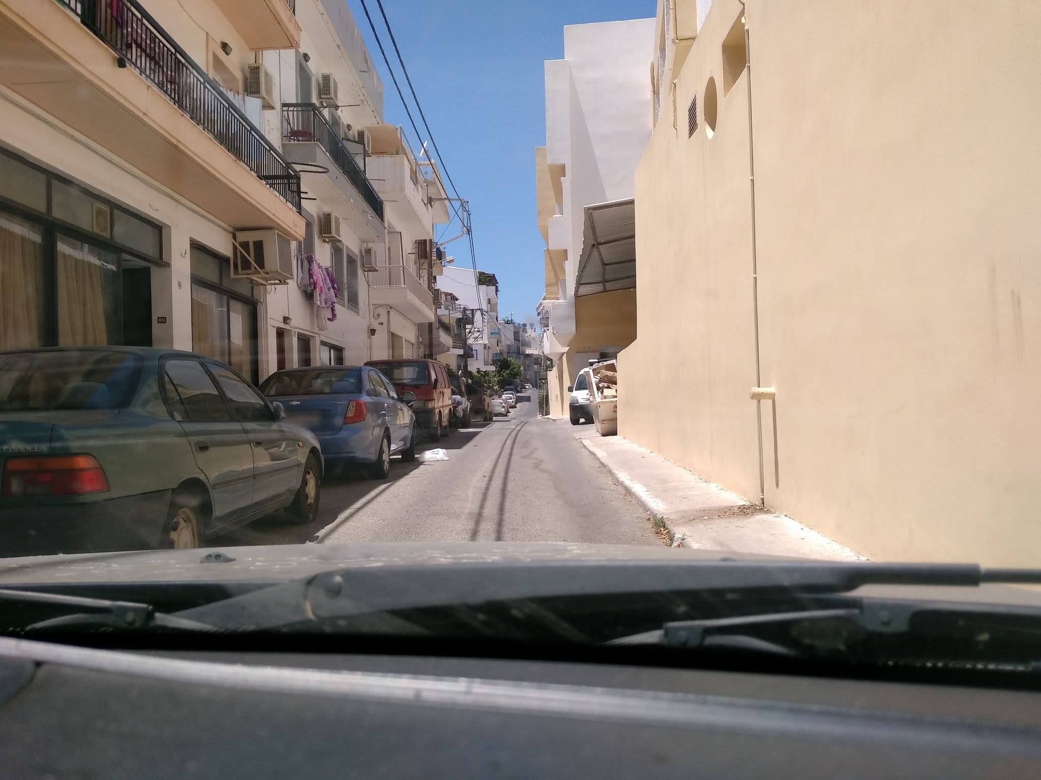 Street view near Mistral Bay Hotel, Ágios Nikólaos — © grkpete (CC BY-SA · Mapillary)