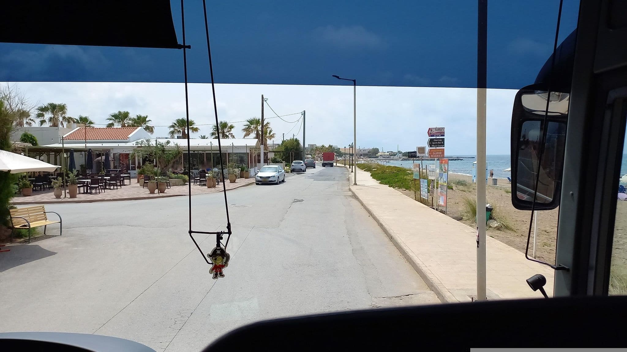 Street view near Europa Beach Hotel Hersonissos, Káto Goúves — © ryhk (CC BY-SA · Mapillary)