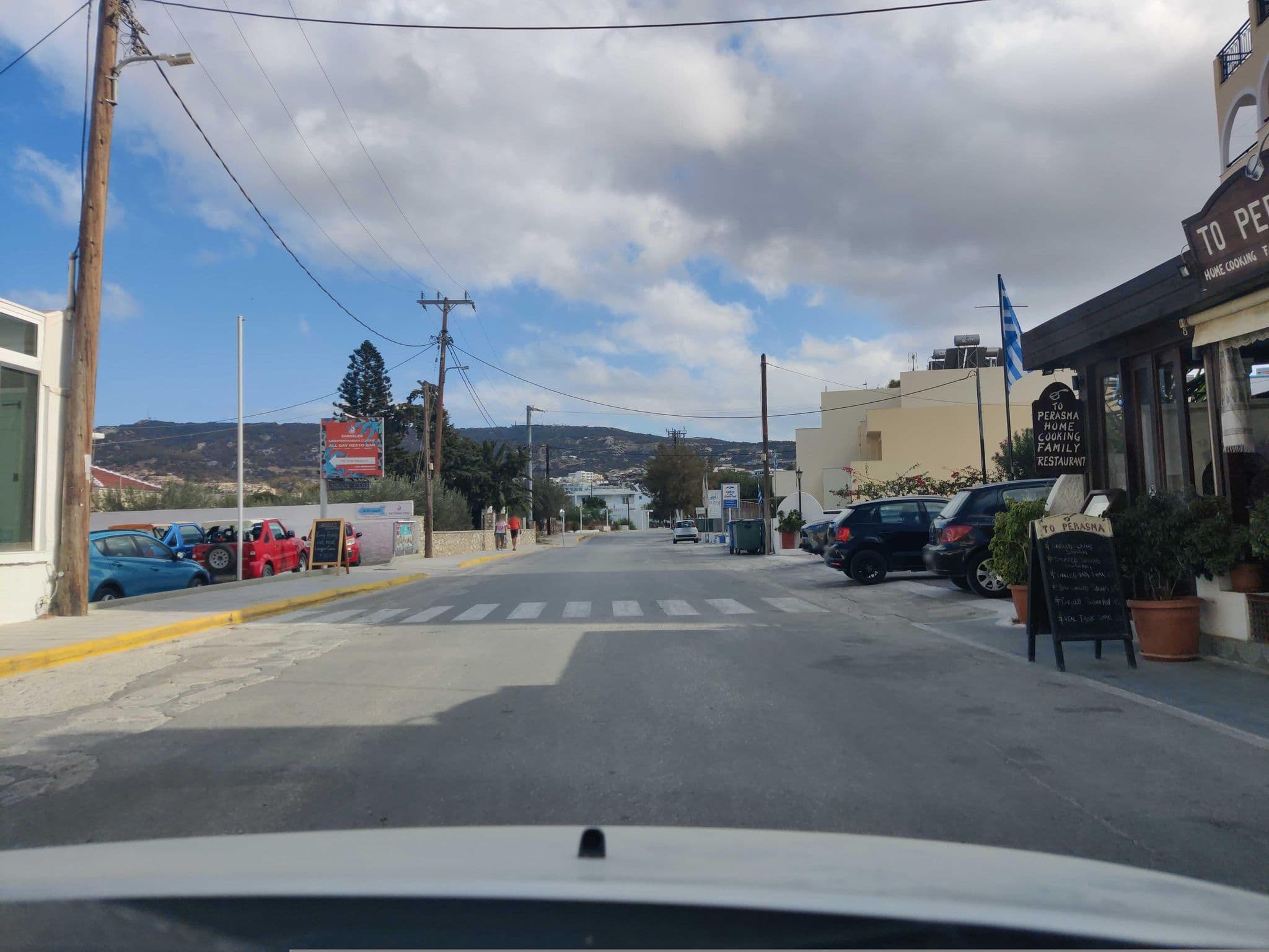 Street view near Blue Bay Hotel, Karpathos — © kietlak (CC BY-SA · Mapillary)