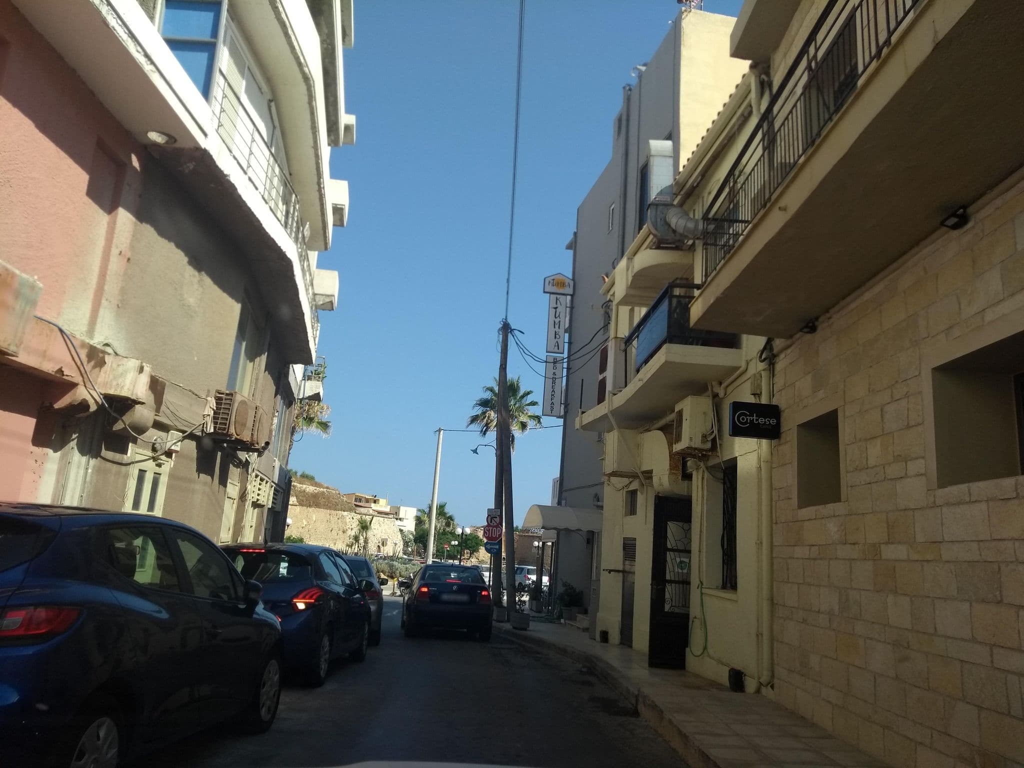 Street view near Theta Seaside Boutique Hotel, Chaniá — © thetornado76 (CC BY-SA · Mapillary)