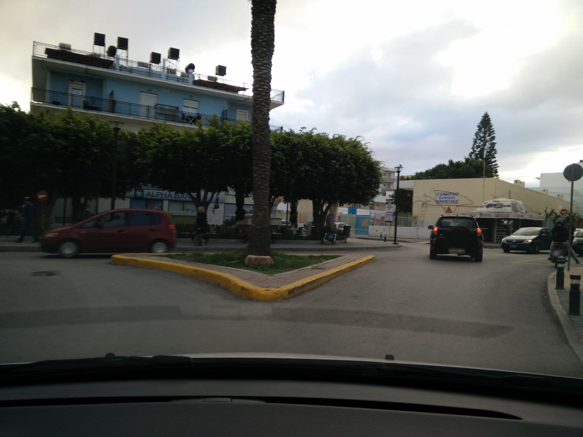 Street view near Tylissos Beach Hotel, Ierápetra — © pelgrim (CC BY-SA · Mapillary)