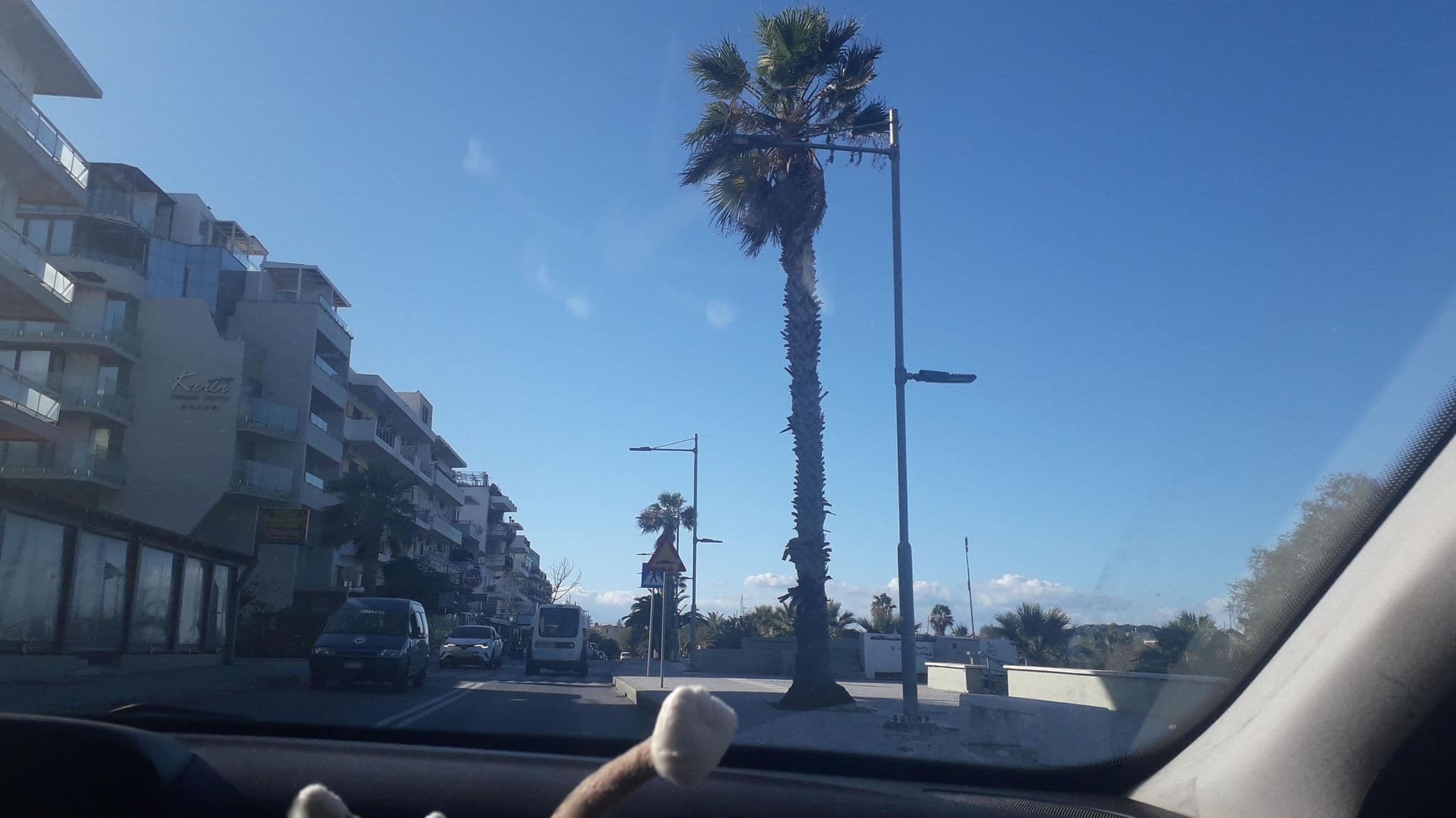 Street view near Palm Beach, Rethymno — © jte (CC BY-SA · Mapillary)