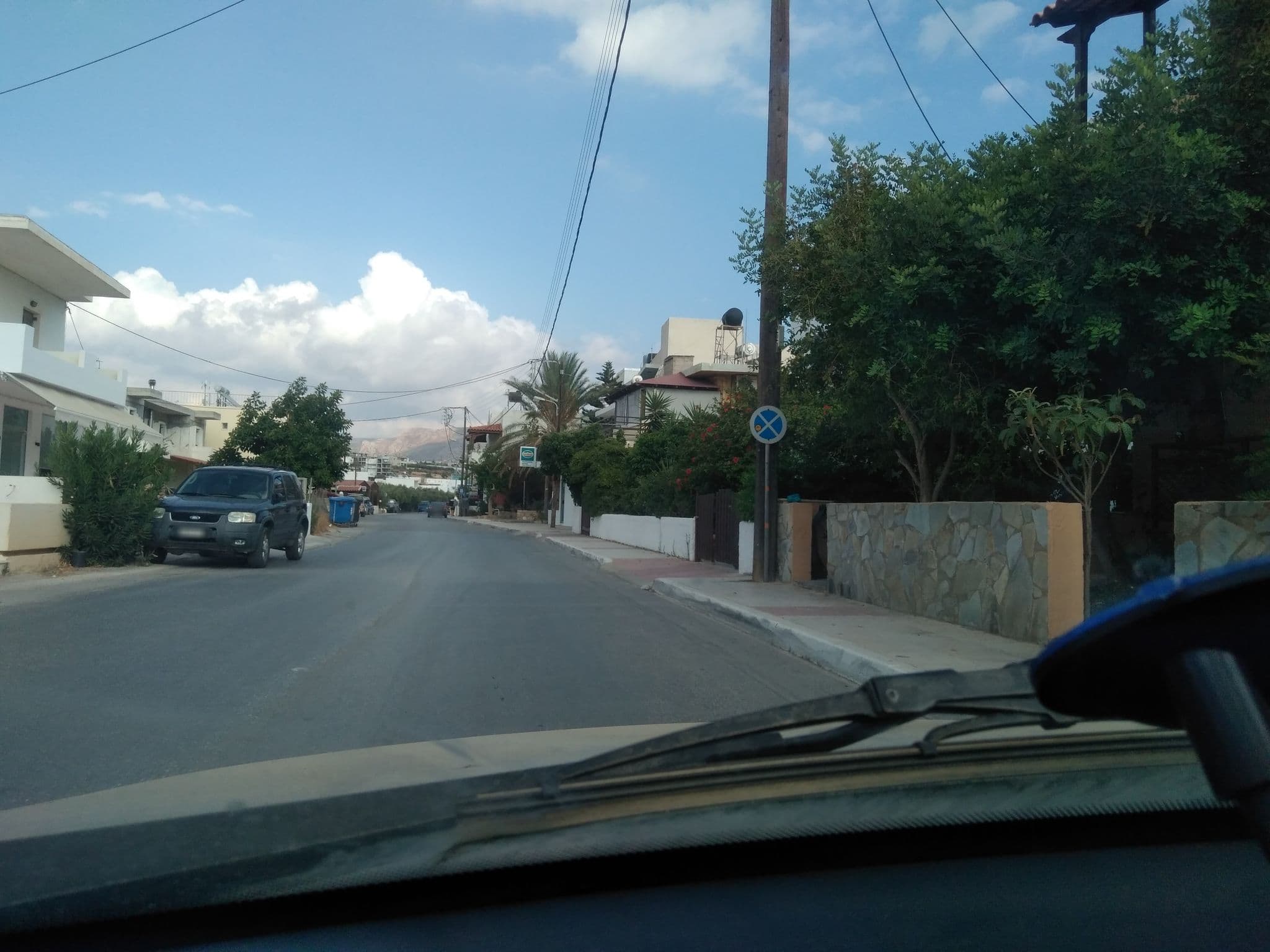 Street view near Villa Plori, Makry-Gialos — © marooned (CC BY-SA · Mapillary)
