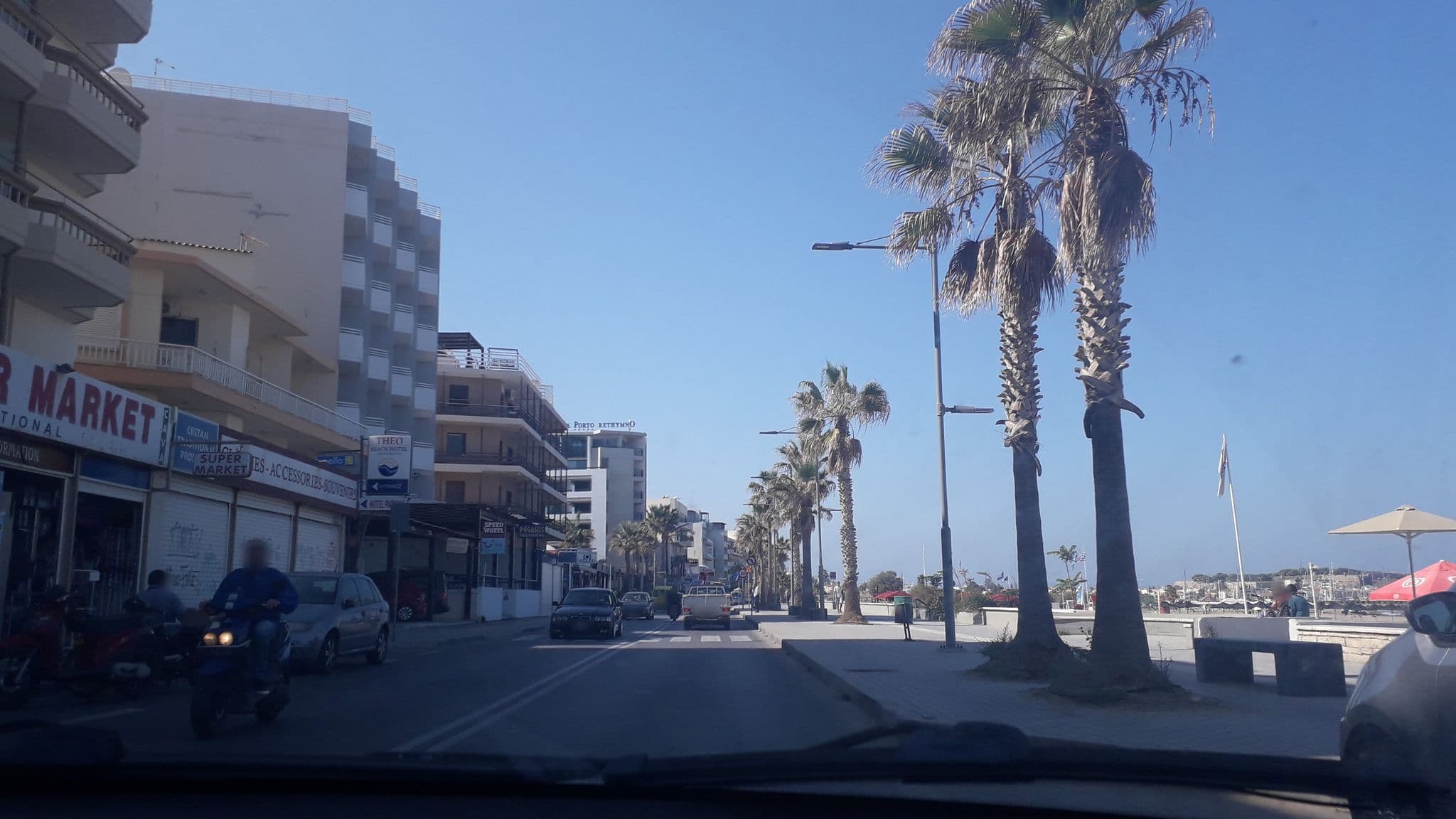Street view near Poseidon Hotel, Rethymno — © jte (CC BY-SA · Mapillary)