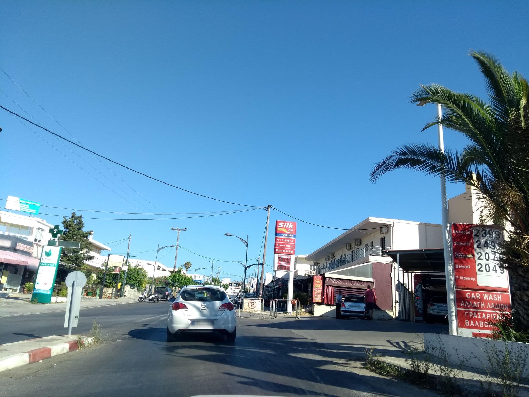 Street view near Sissy Village All Suite Hotel, Pithári — © thetornado76 (CC BY-SA · Mapillary)
