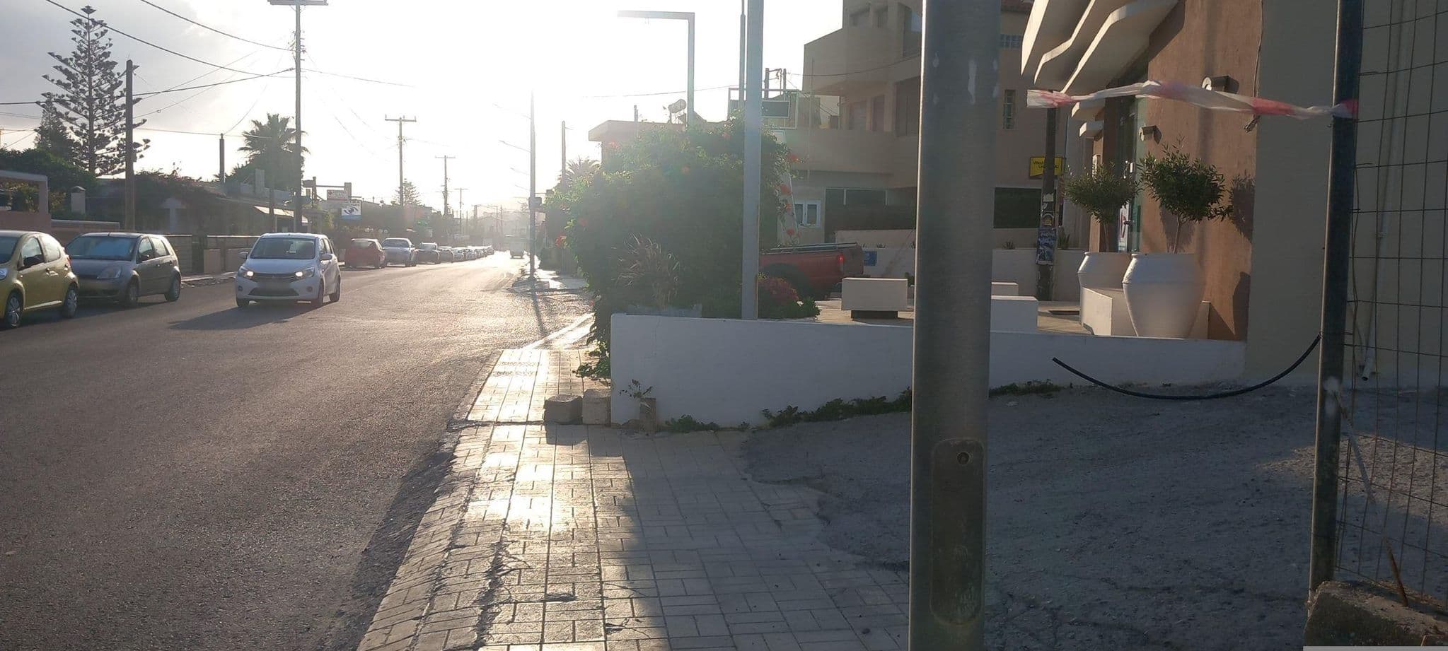 Street view near Sunset beach Appartments, Kokkíni Cháni — © rskedgell (CC BY-SA · Mapillary)