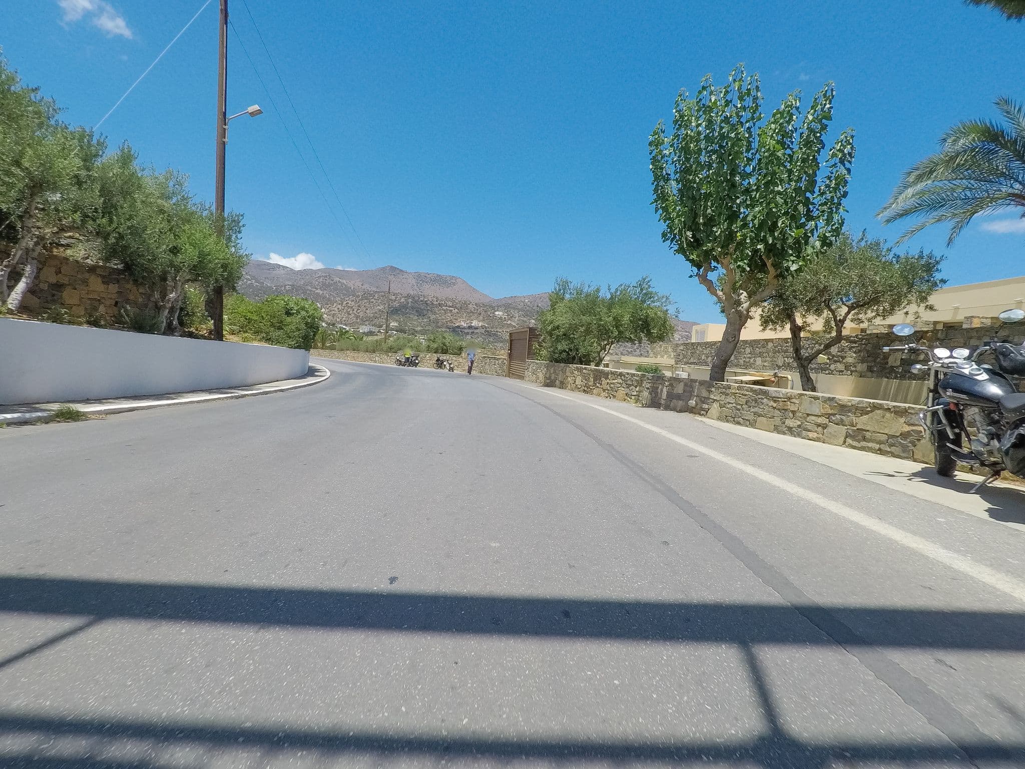 Street view near Wyndham Grand Crete Mirabello Bay, Ágios Nikólaos — © esario (CC BY-SA · Mapillary)