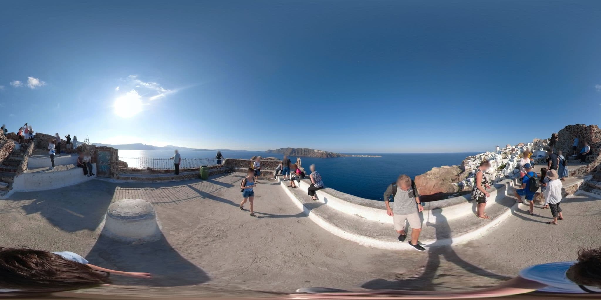 Street view near Eros, Oía — © cookry (CC BY-SA · Mapillary)
