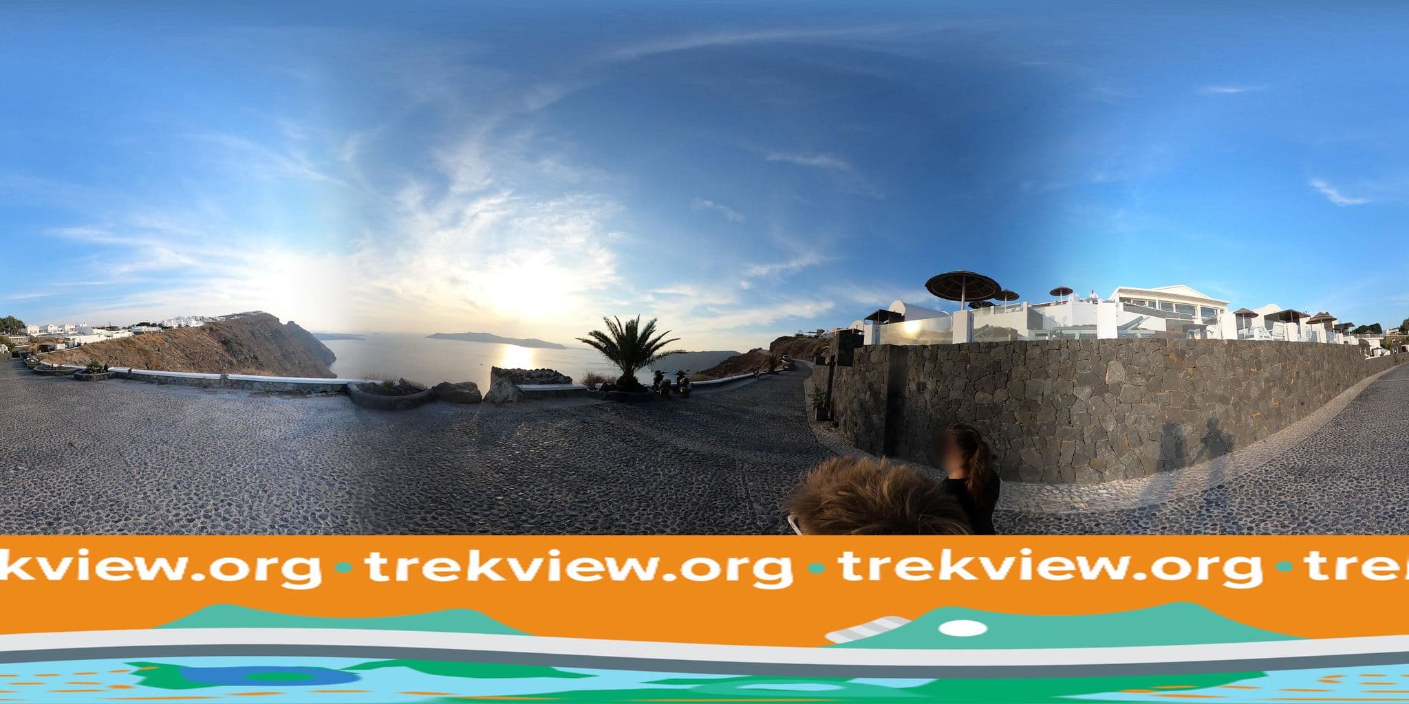 Street view near Santorini Princess, Firá — © trekviewed (CC BY-SA · Mapillary)