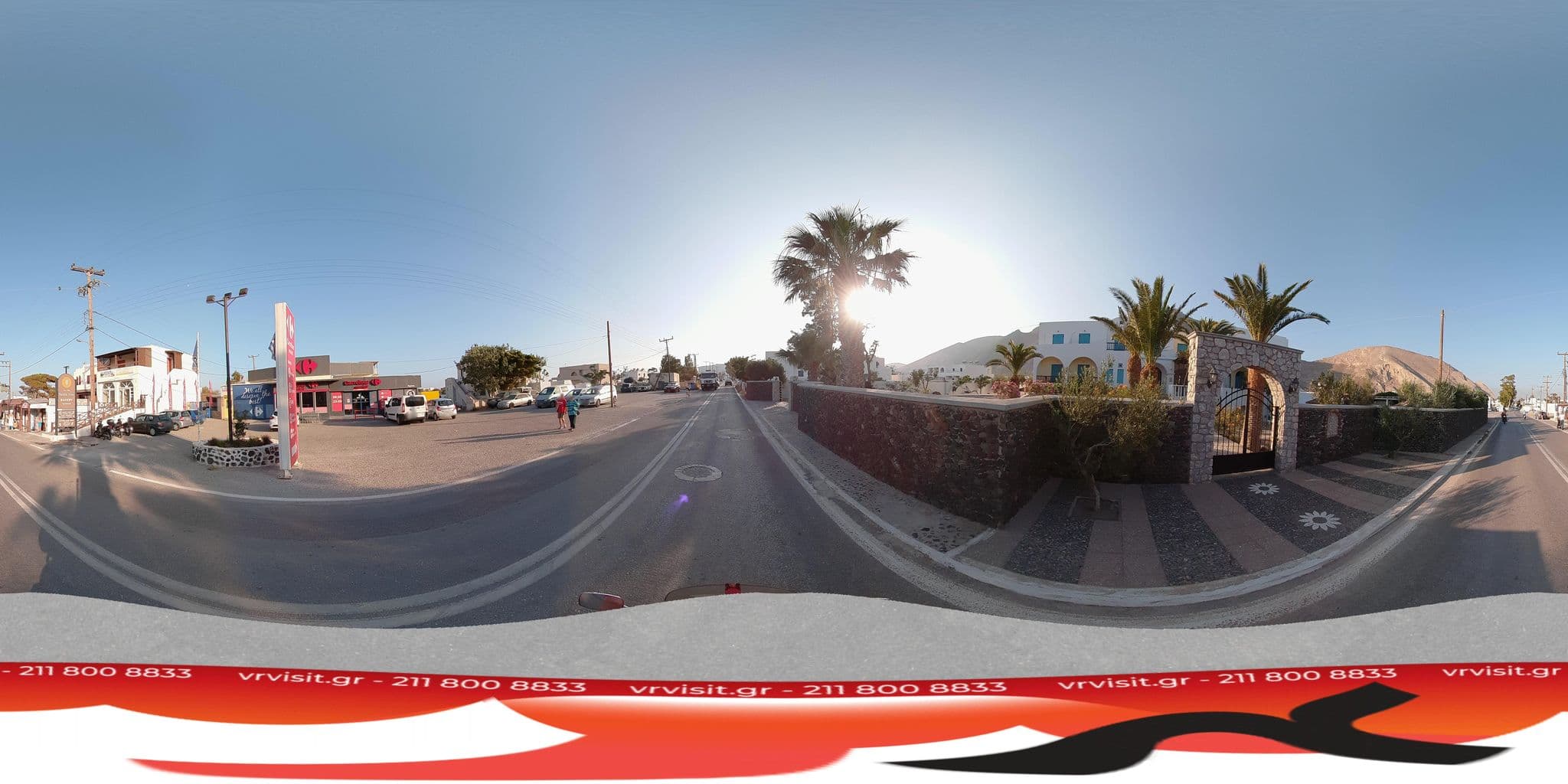 Street view near Petra Nera Hotel, Emporeío — © VRvisit (CC BY-SA · Mapillary)