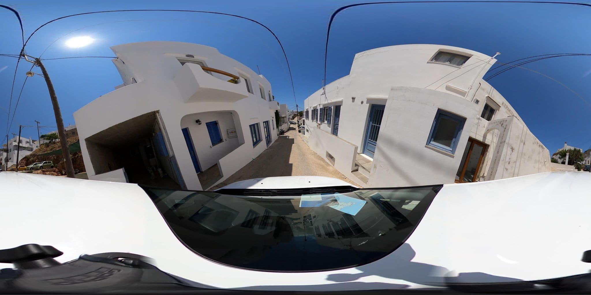 Street view near Stavros Hotel, Adámas — © katagrafes (CC BY-SA · Mapillary)