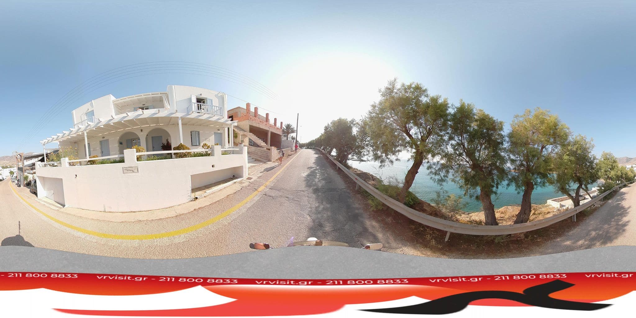 Street view near Carmel studio-apartment, Páros — © VRvisit (CC BY-SA · Mapillary)