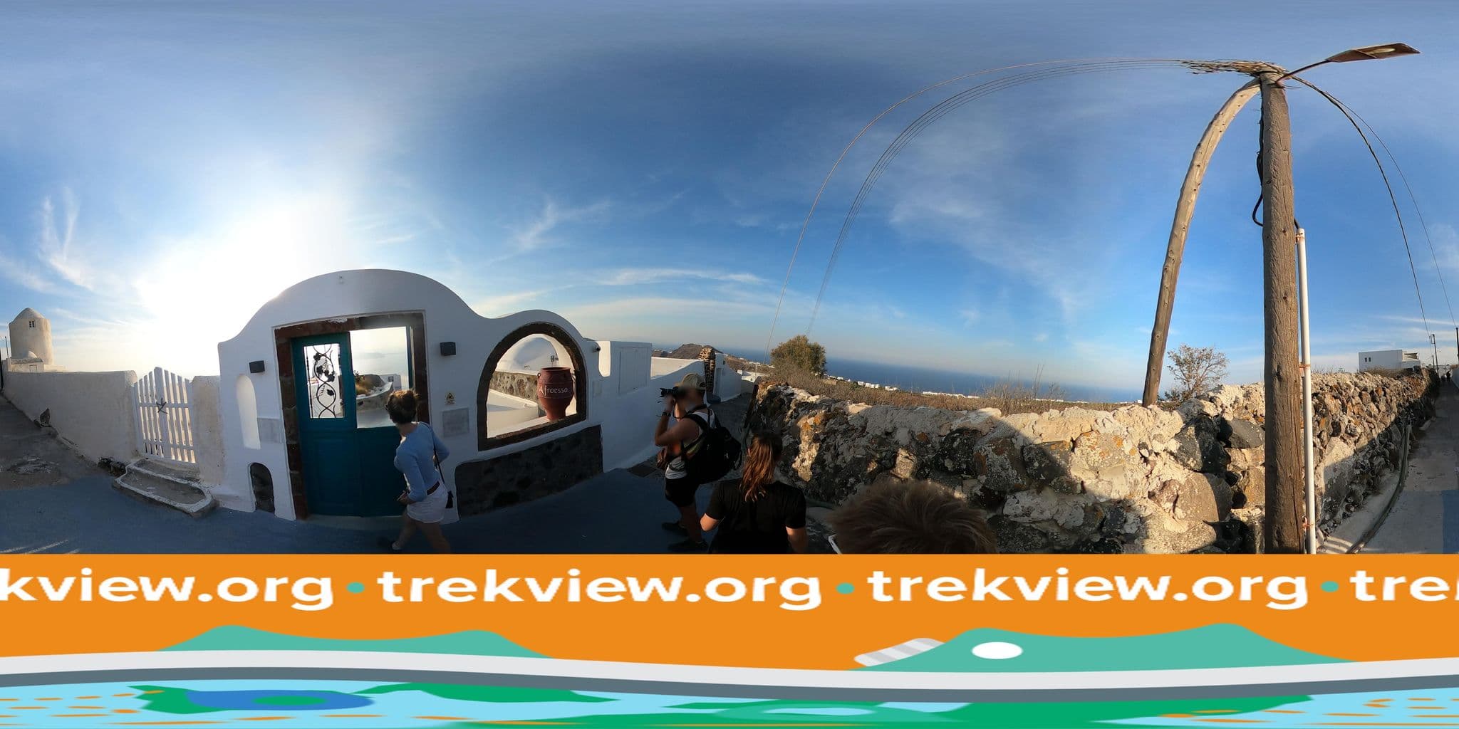 Street view near absolute bliss imerovigli suites santorini, Firá — © trekviewed (CC BY-SA · Mapillary)