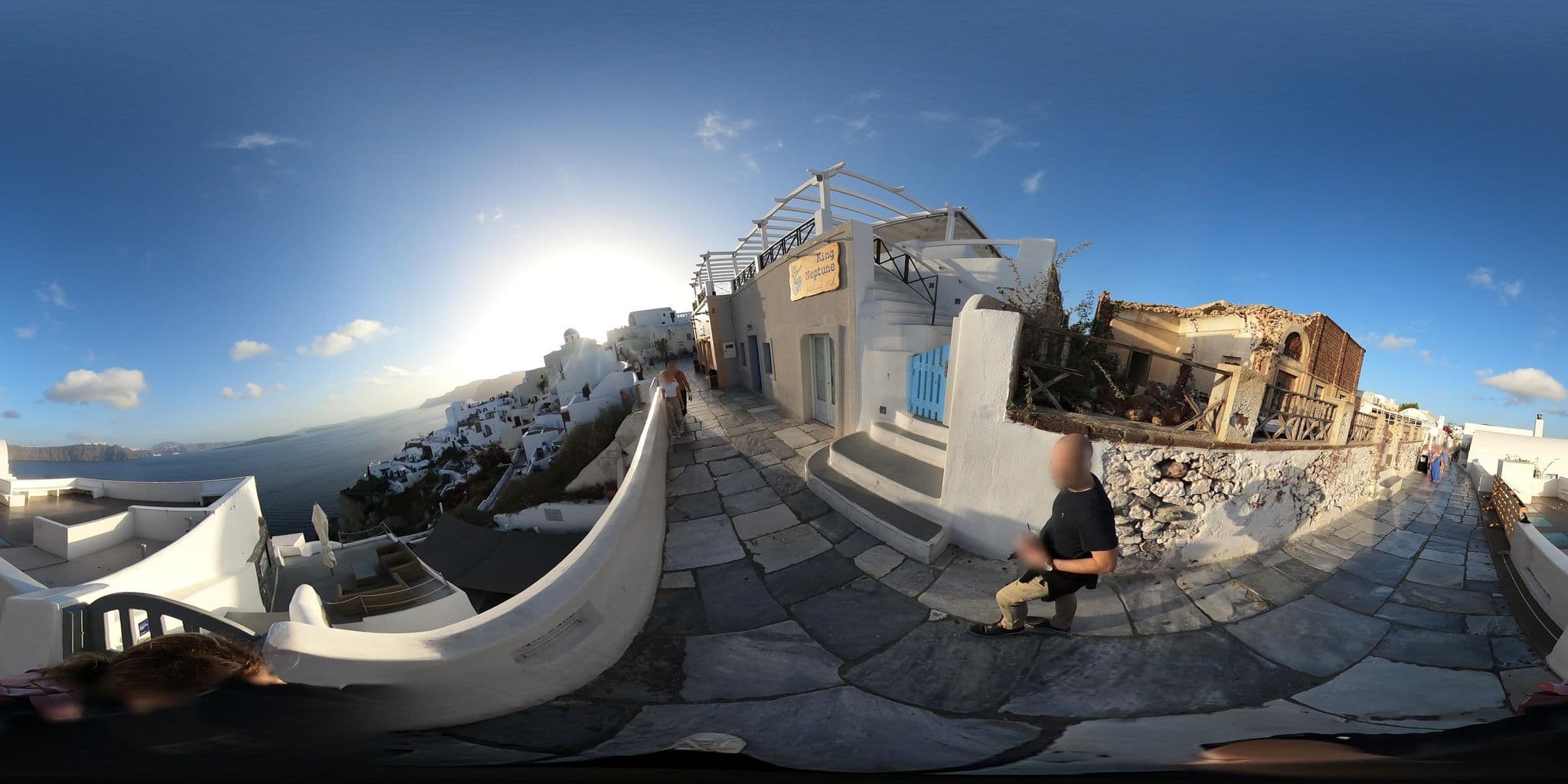 Street view near Ifestio Villas, Oía — © efikour (CC BY-SA · Mapillary)