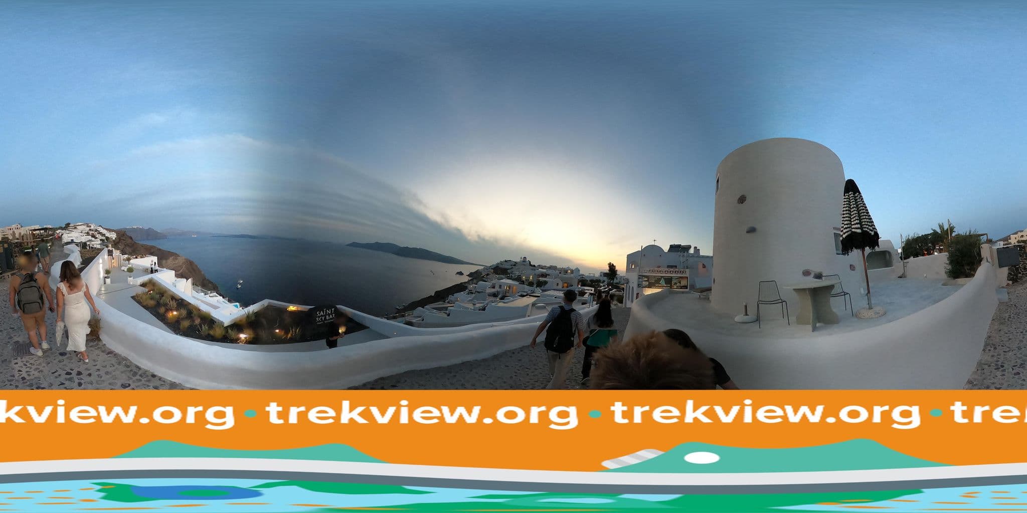 Street view near Epic Suite 12, Oía — © trekviewed (CC BY-SA · Mapillary)
