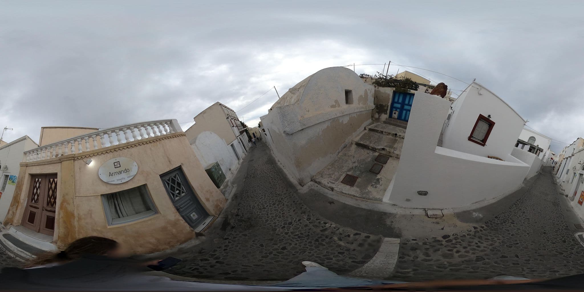 Street view near Kampanario Villa, Emporeío — © efikour (CC BY-SA · Mapillary)