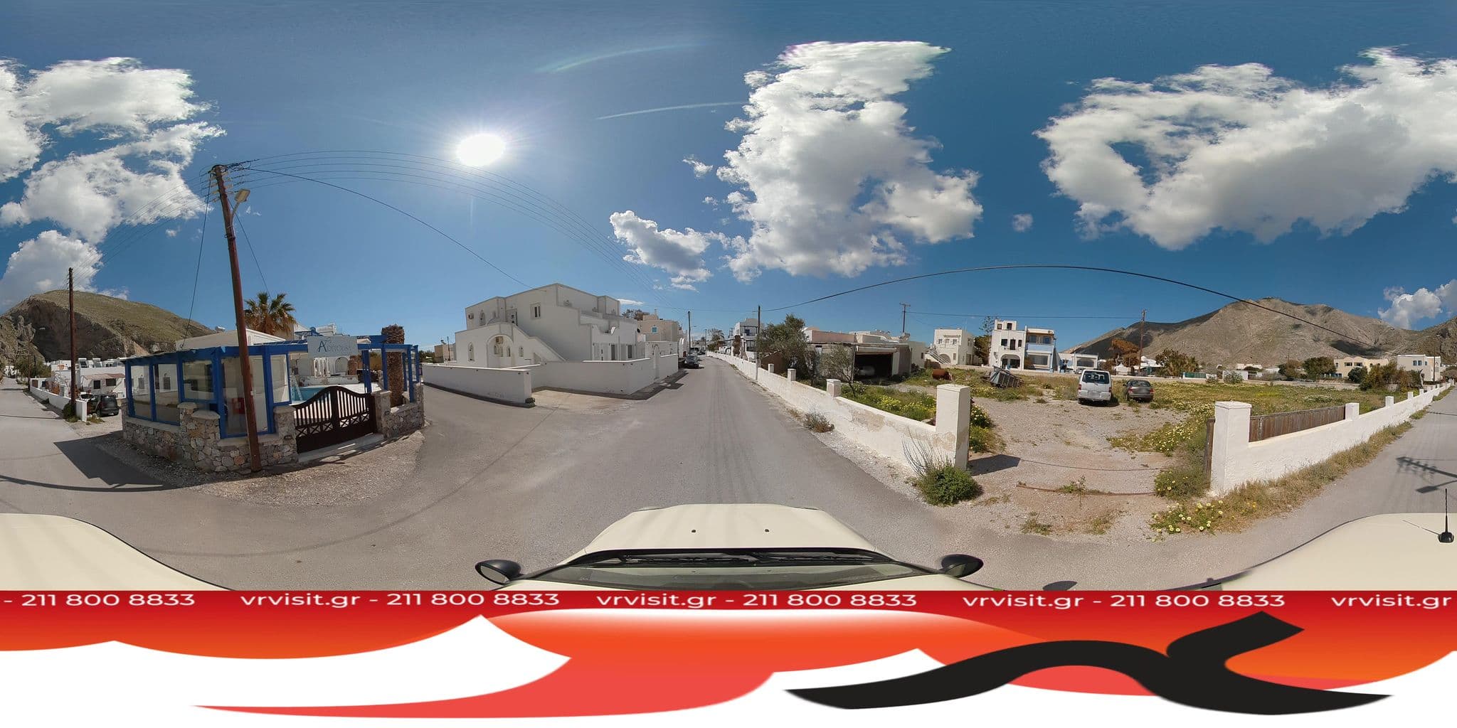 Street view near Katefiani Villas, Emporeío — © VRvisit (CC BY-SA · Mapillary)