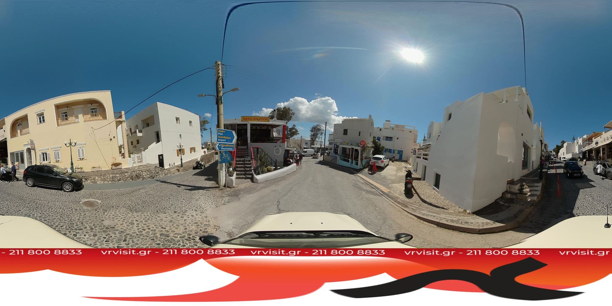 Street view near Astir Thira Hotel, Firá — © VRvisit (CC BY-SA · Mapillary)