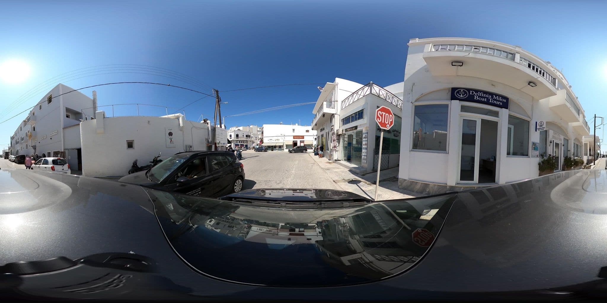 Street view near Milos Hotel, Adámas — © katagrafes (CC BY-SA · Mapillary)