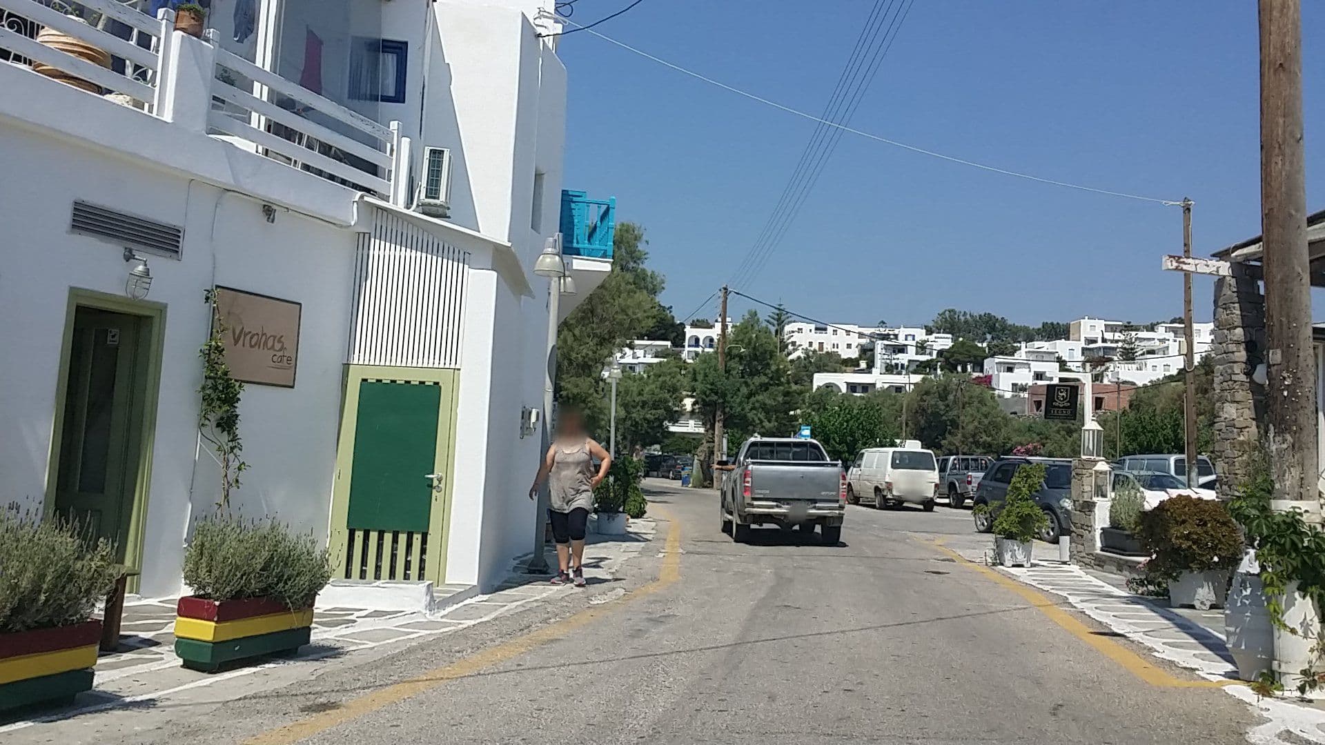Street view near San Antonio Hotel, Páros — © pppetros (CC BY-SA · Mapillary)