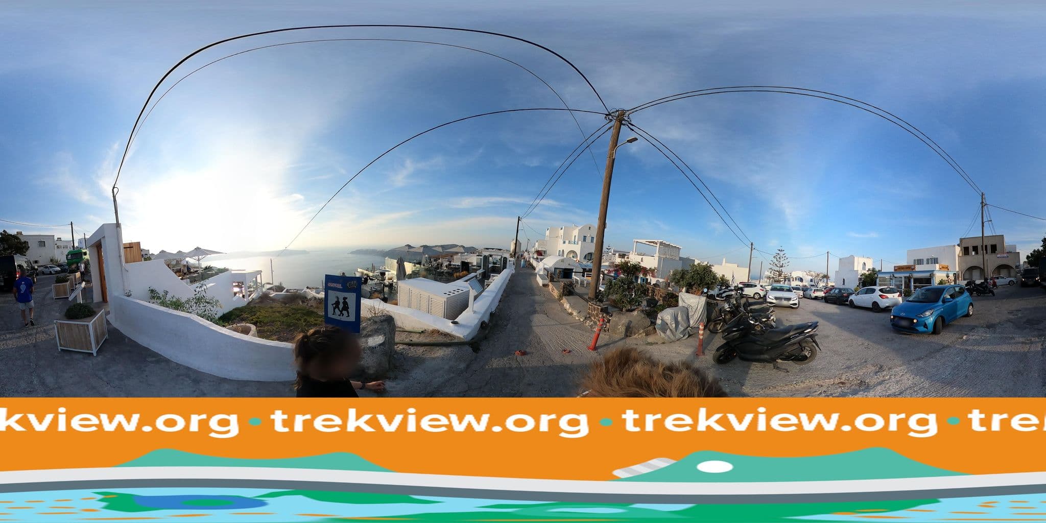 Street view near Kasimatis Studios, Firá — © trekviewed (CC BY-SA · Mapillary)