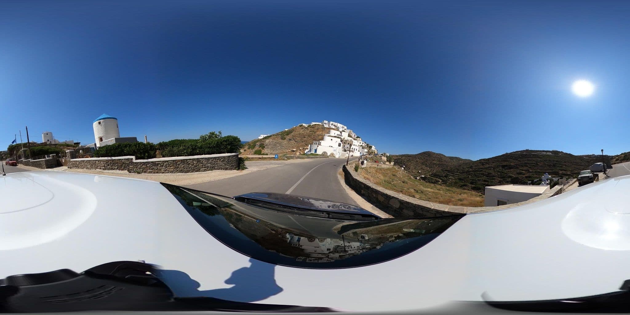 Street view near Aegean Eye Apartments, Páros — © katagrafes (CC BY-SA · Mapillary)