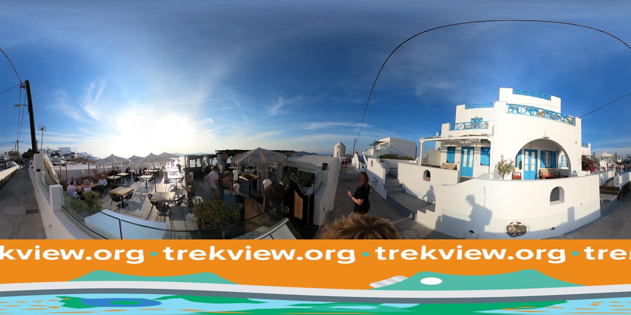 Street view near Galaxy Pool, Firá — © trekviewed (CC BY-SA · Mapillary)