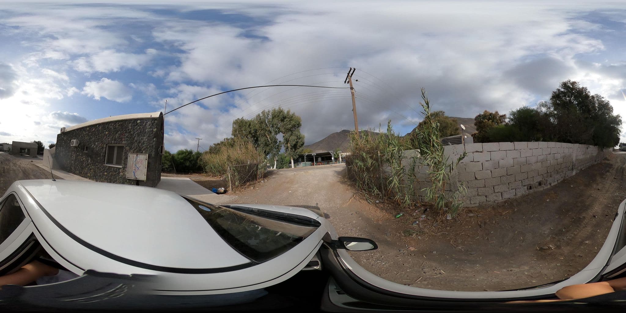 Street view near Helios Beach Hotel, Emporeío — © efikour (CC BY-SA · Mapillary)