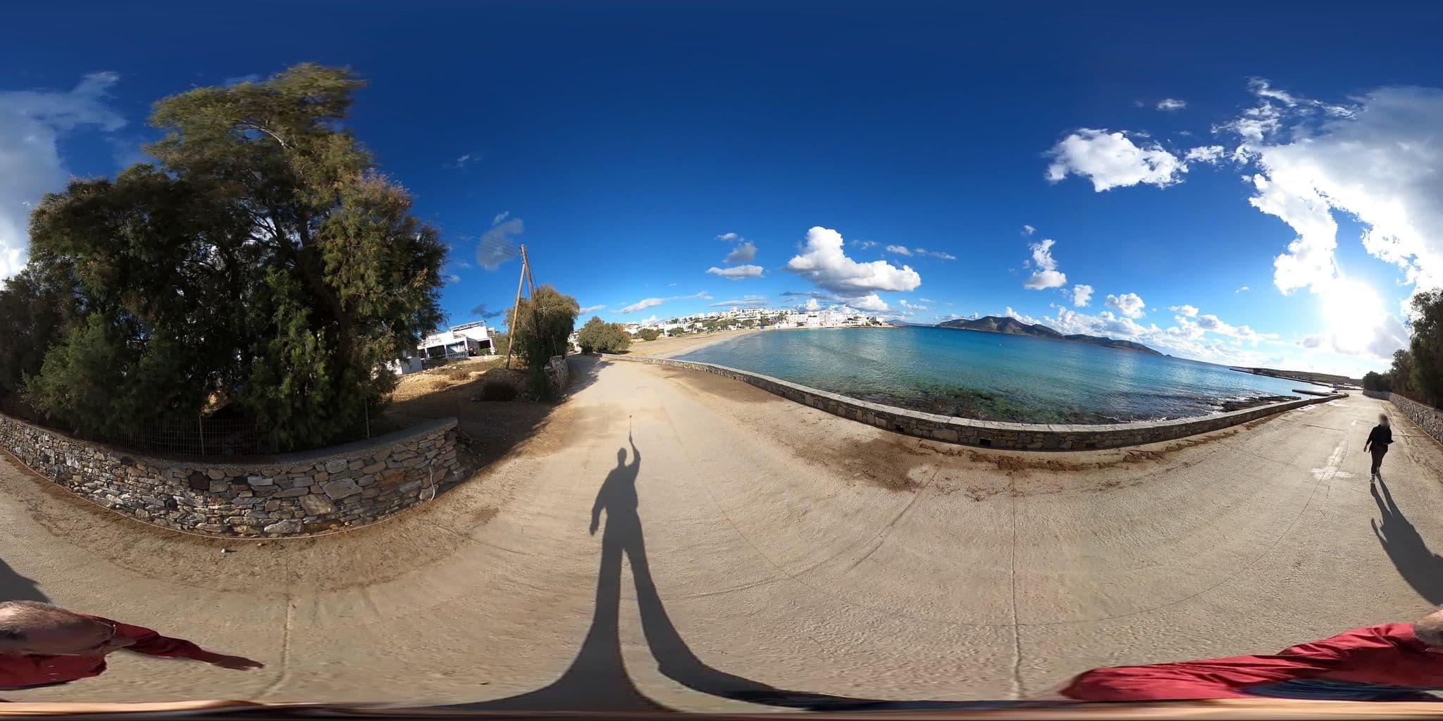 Street view near Aegeon Hotel, Filótion — © RoikosSA (CC BY-SA · Mapillary)