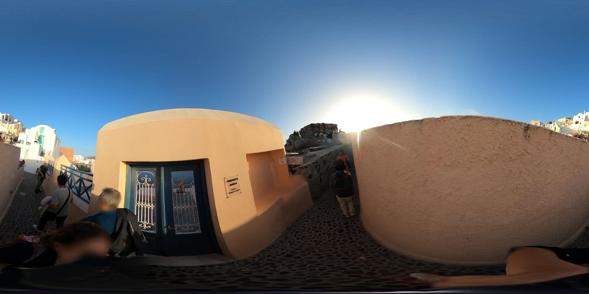 Street view near Oia Angel Cavehouse, Oía — © efikour (CC BY-SA · Mapillary)